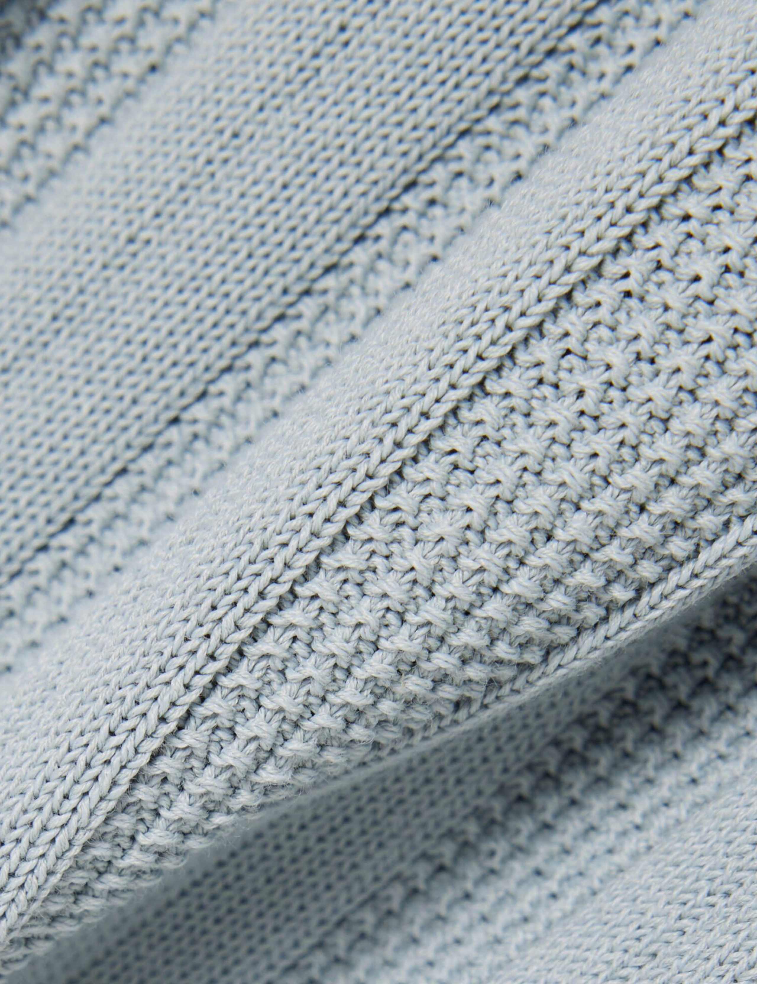 Ribbed Polo Neck Cardigan 3 of 3