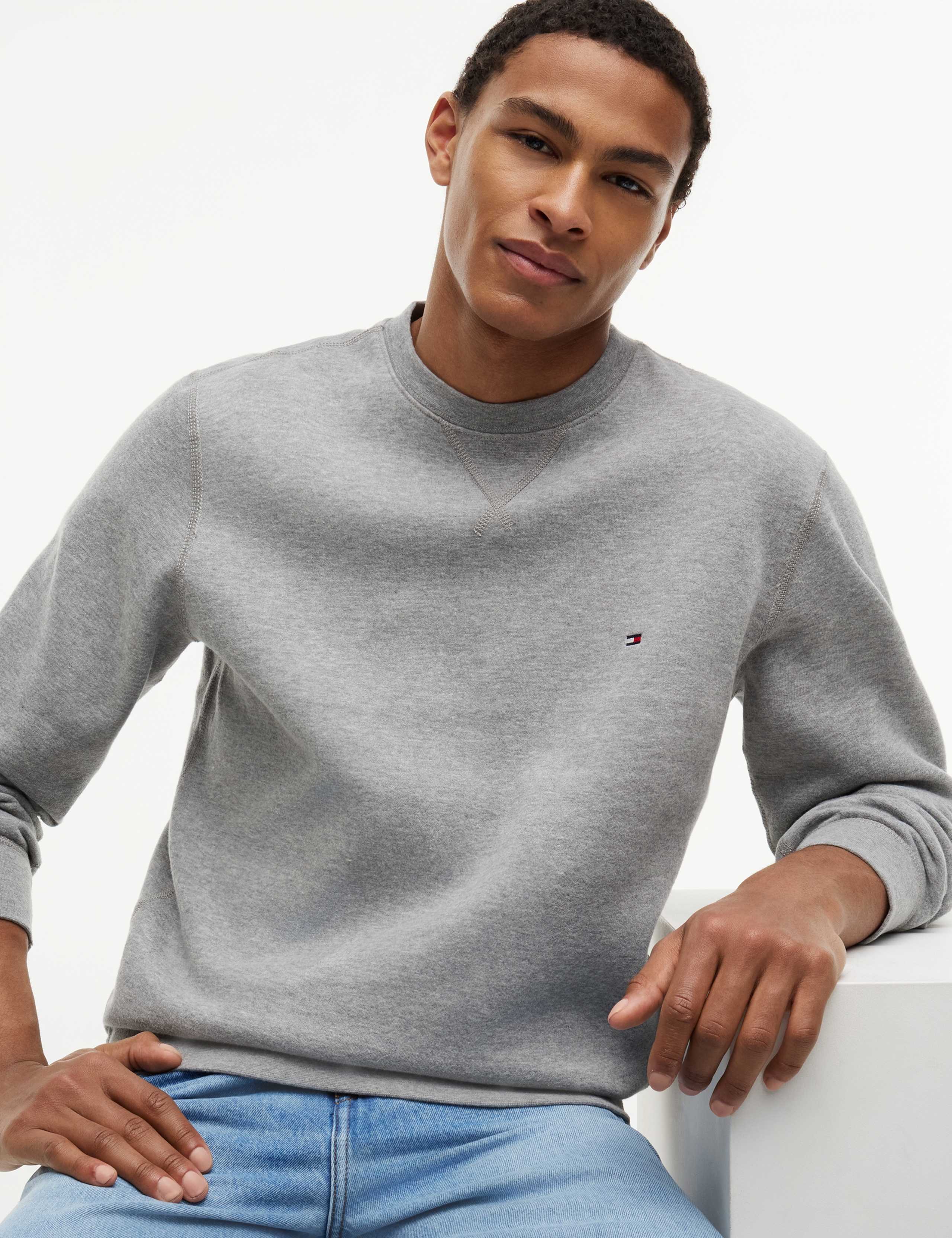 Cotton Rich Crew Neck Sweatshirt 6 of 8