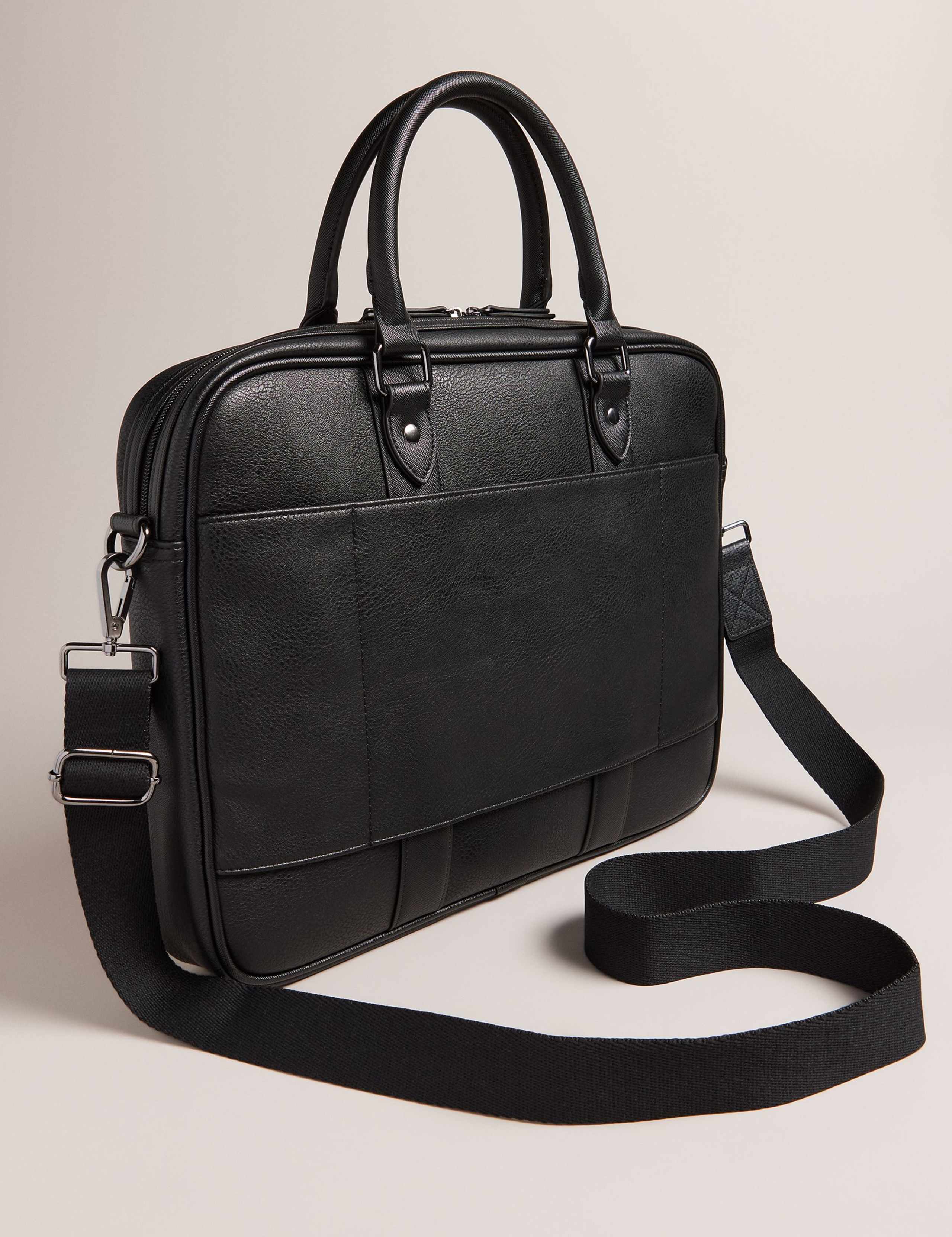 Faux Leather Laptop Bag 3 of 5