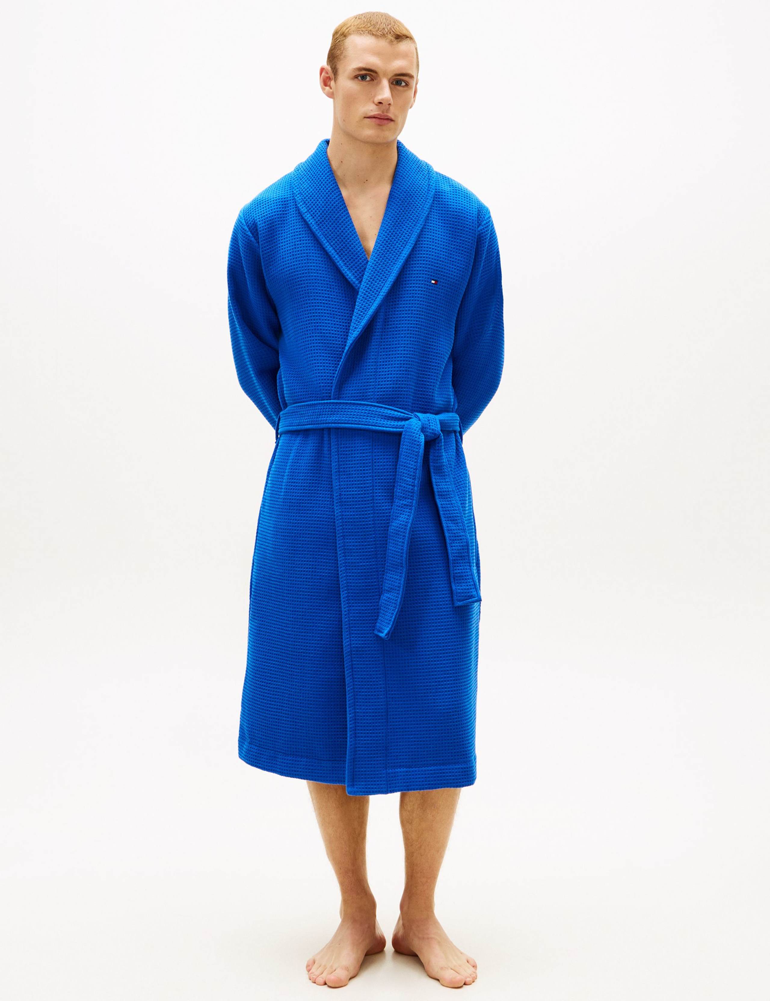 Original Pure Cotton Waffle Knit Dressing Gown 1 of 5