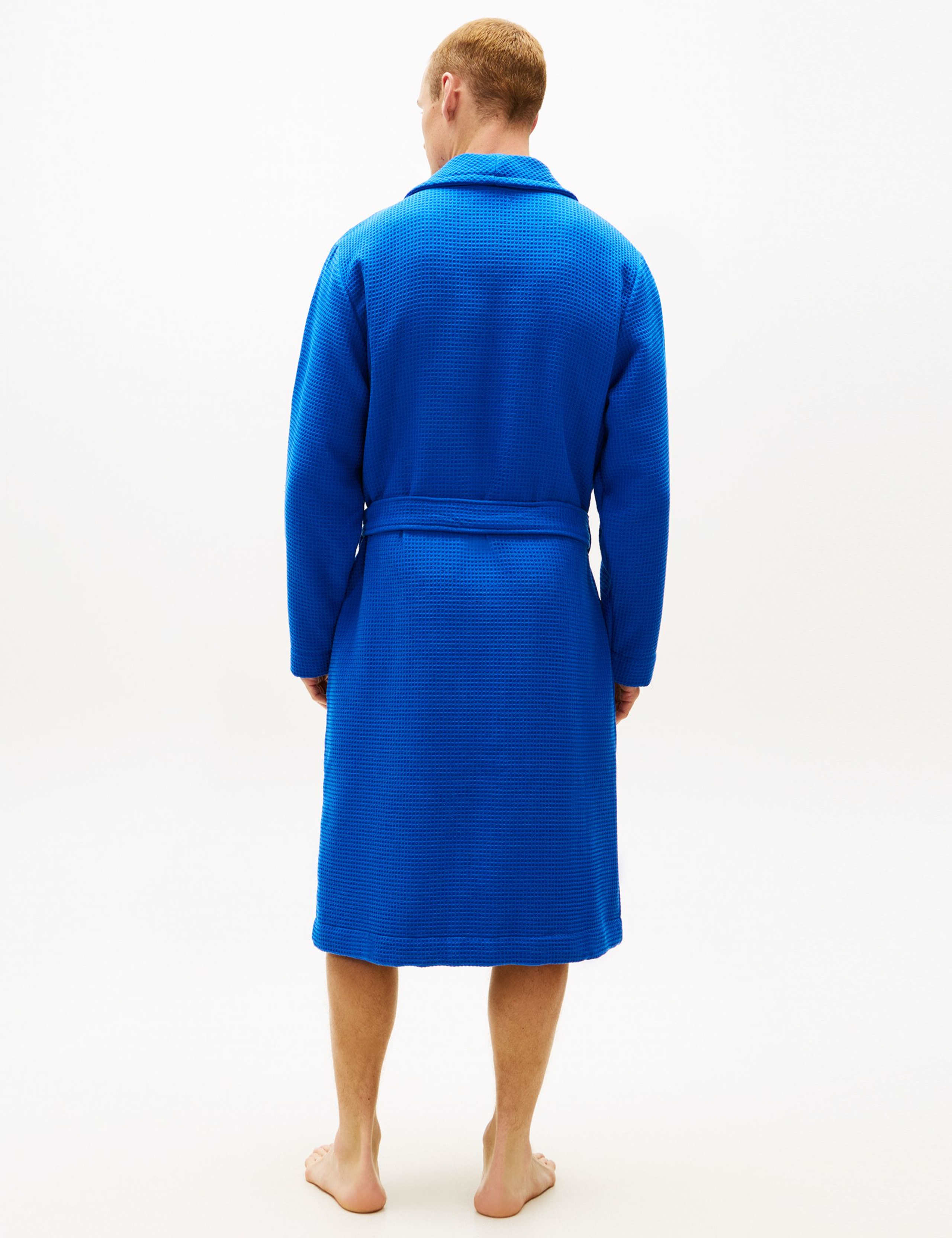 Original Pure Cotton Waffle Knit Dressing Gown 4 of 5