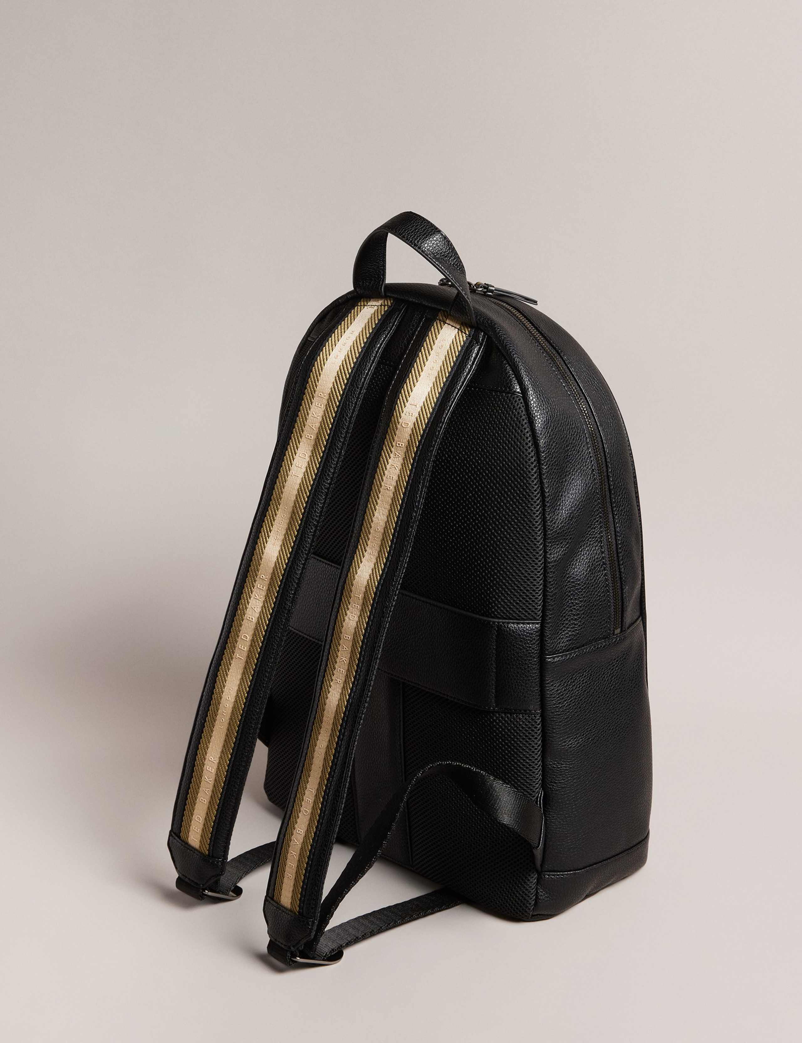 Faux Leather Pebble Grain Backpack 2 of 4