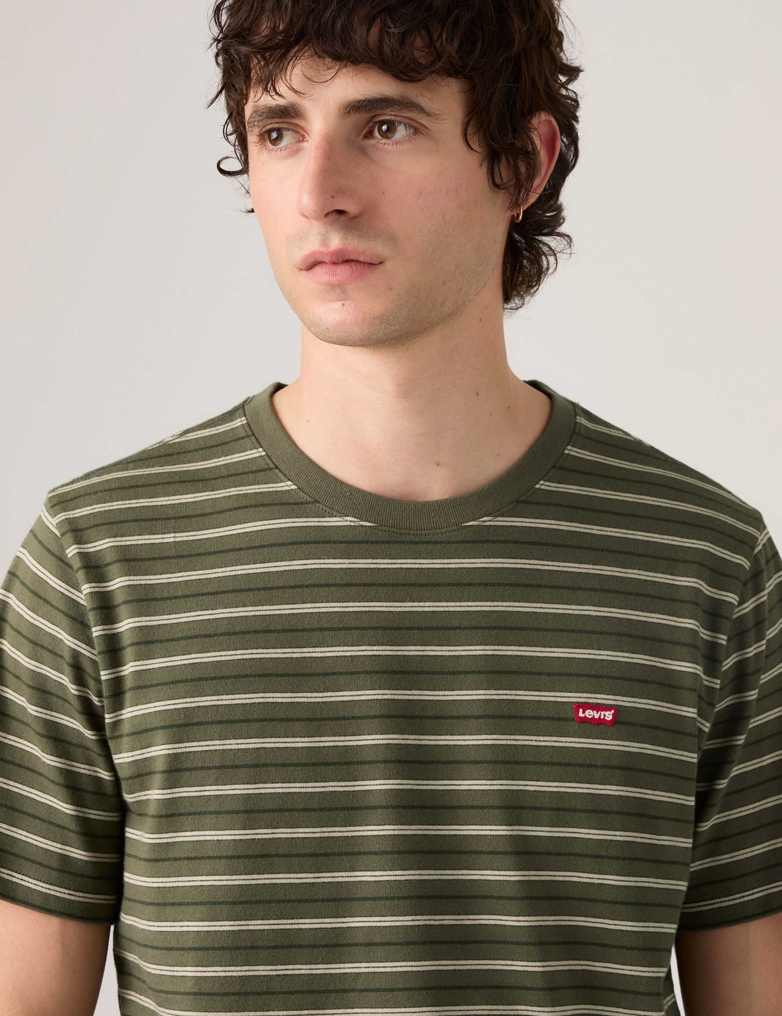 Original Housemark Pure Cotton Striped T-Shirt 3 of 3