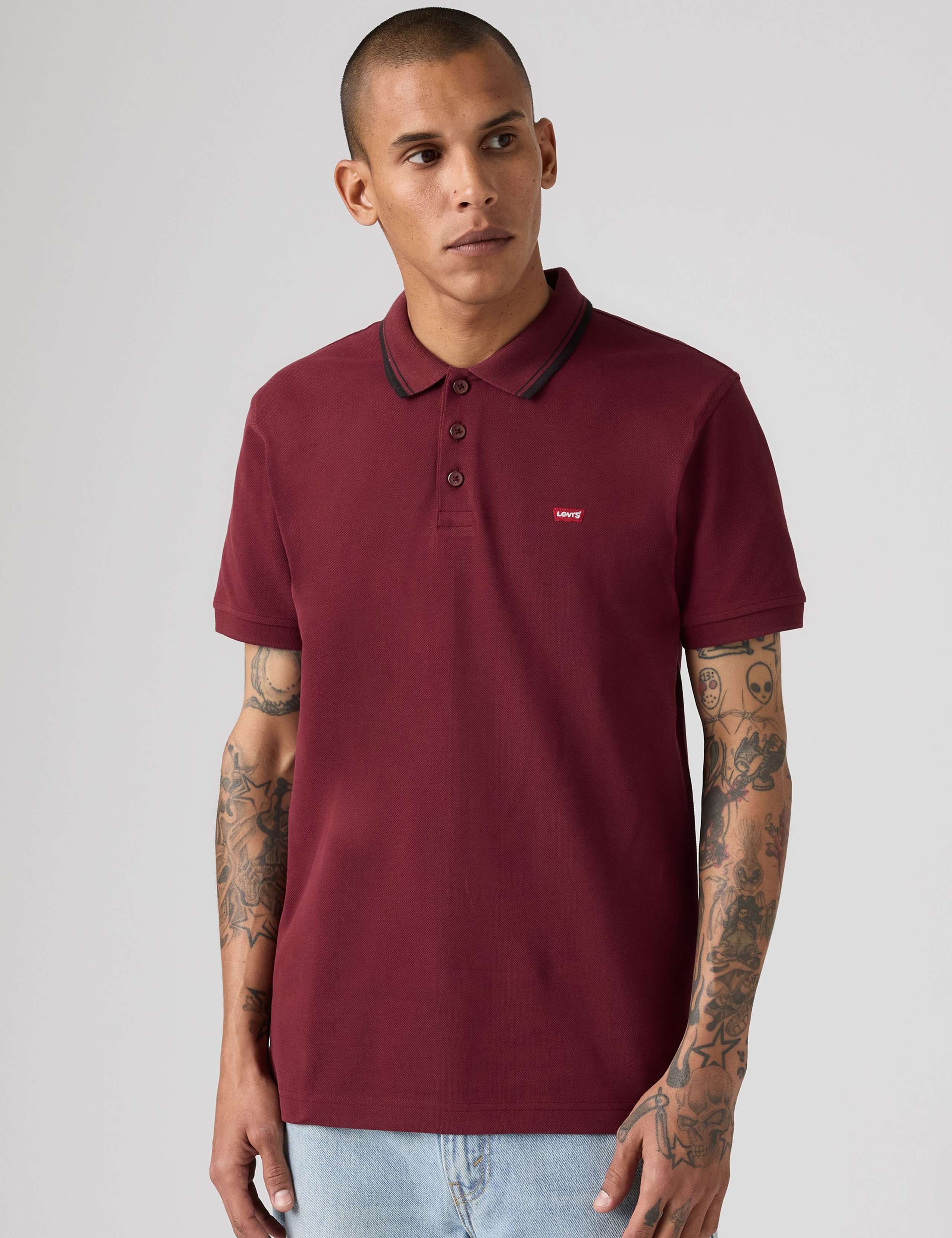 Pure Cotton Tipped Polo Shirt 4 of 6