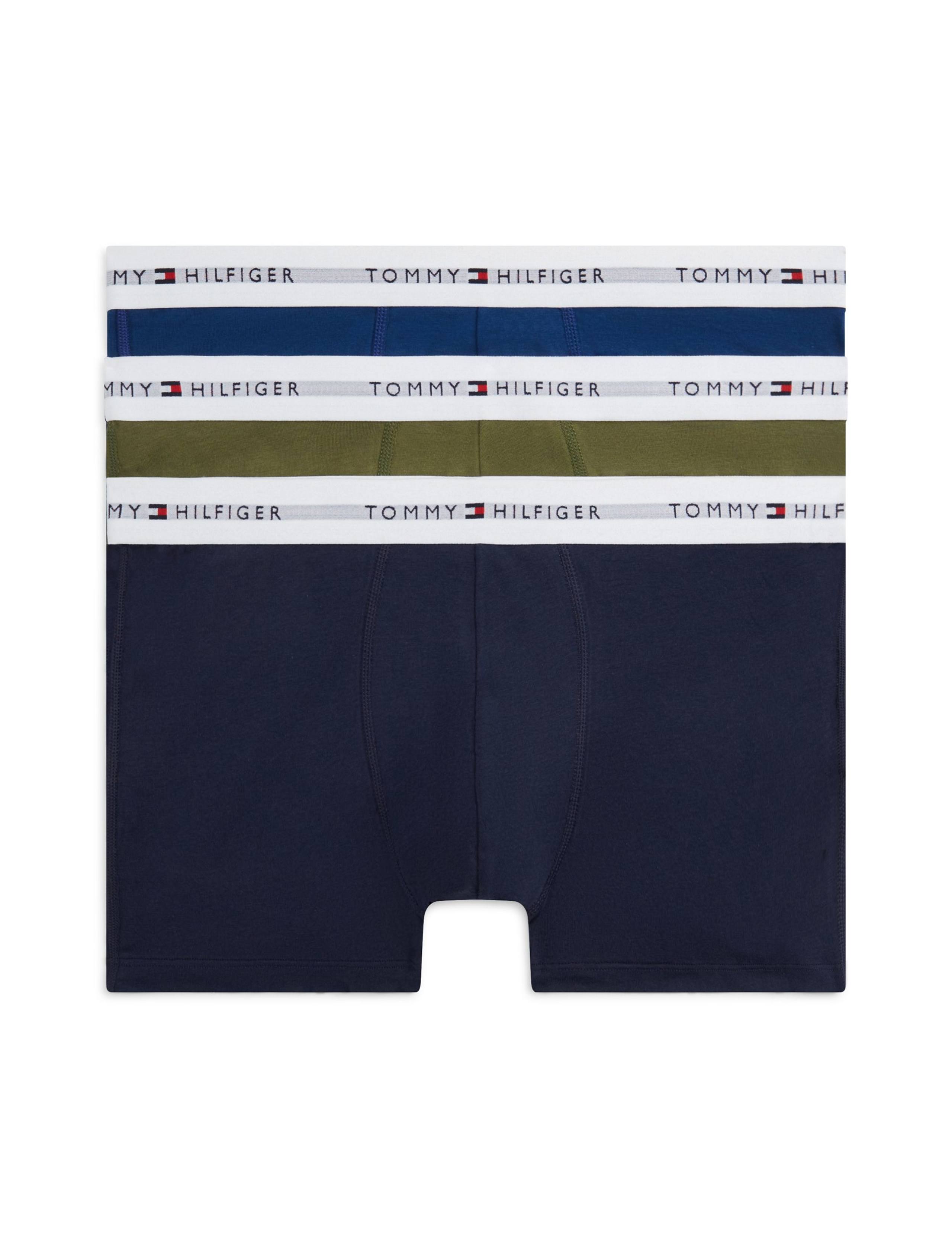3 Pack Signature Cotton Rich Trunks 1 of 6