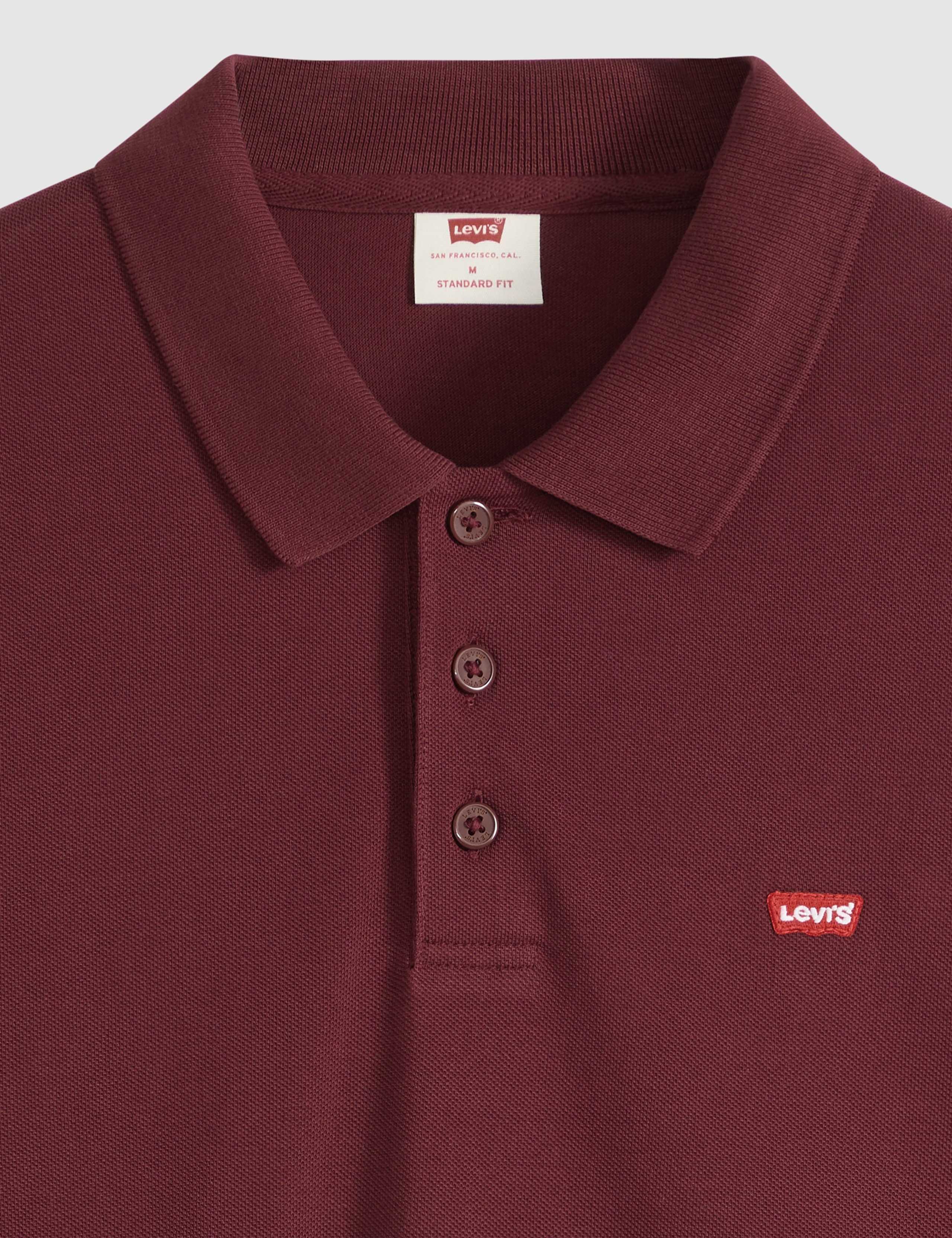 Pure Cotton Long Sleeve Polo Shirt 3 of 6
