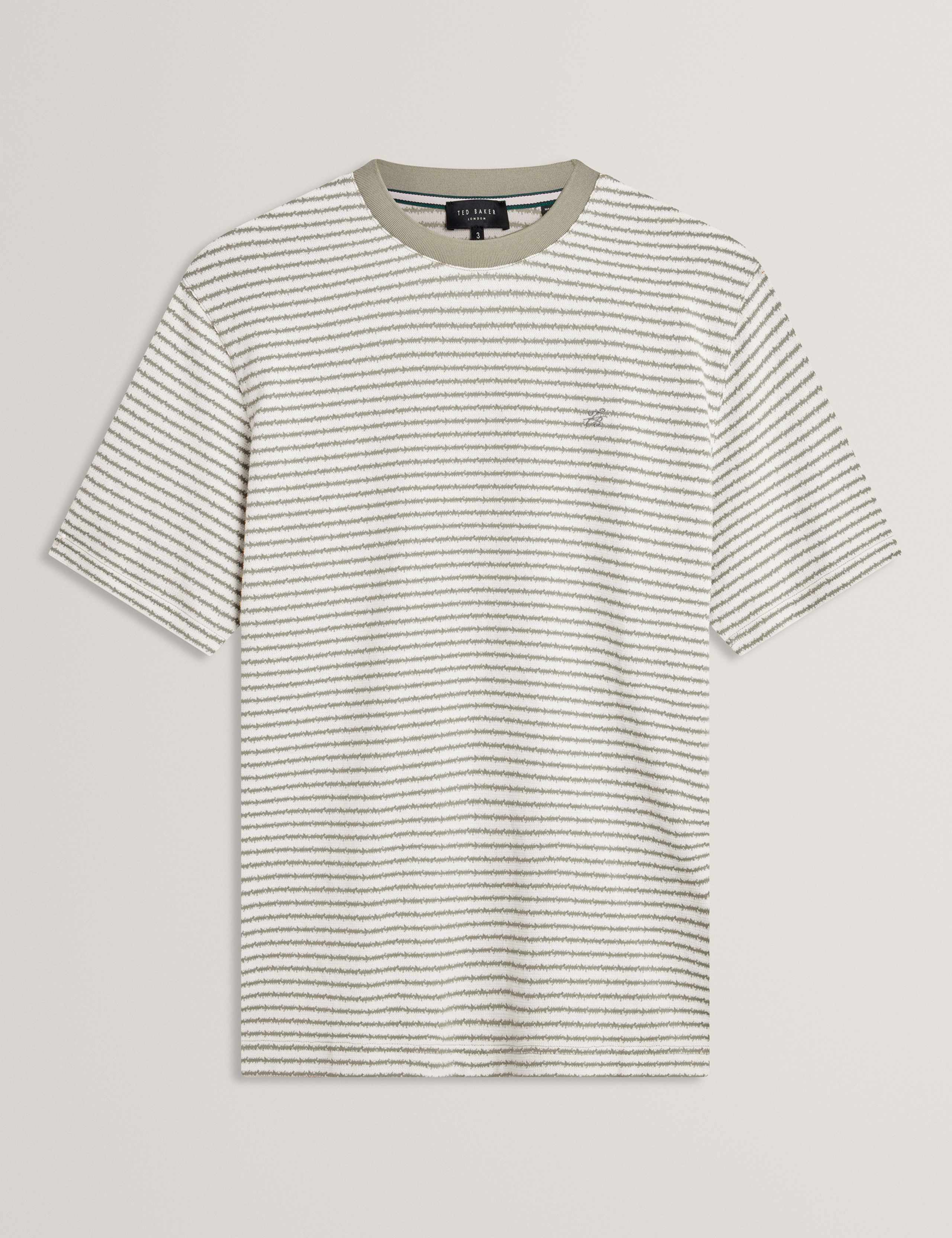 Pure Cotton Striped Knitted T-Shirt 7 of 7