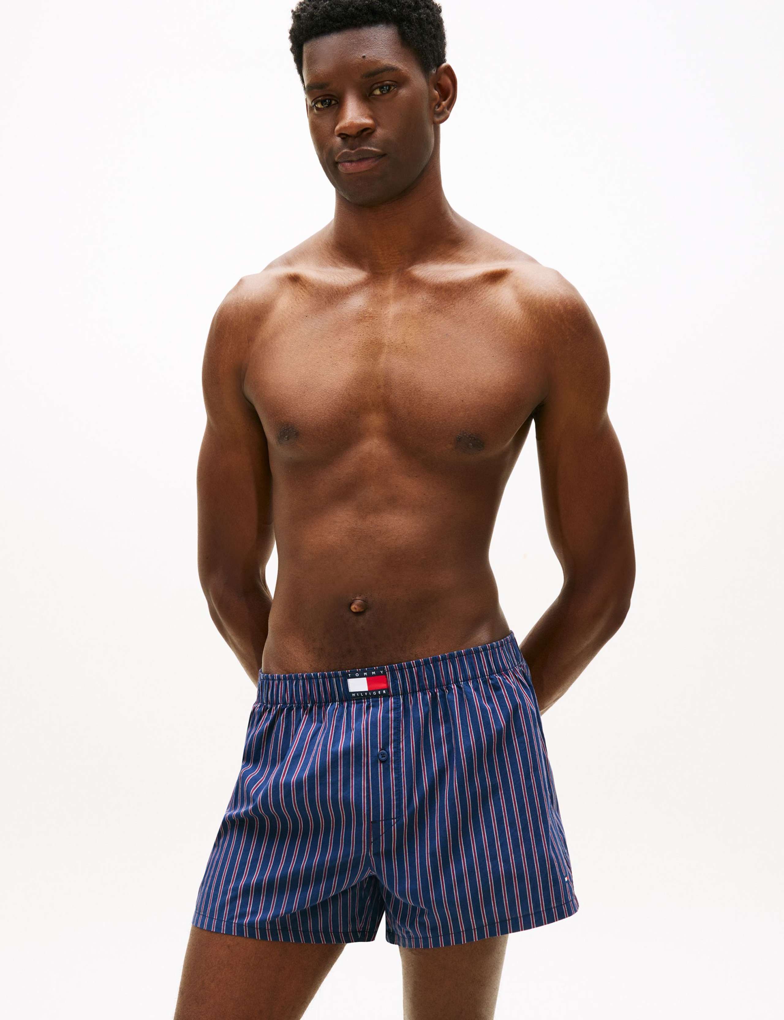 3 Pack Heritage Pure Cotton Woven Boxers 3 of 6