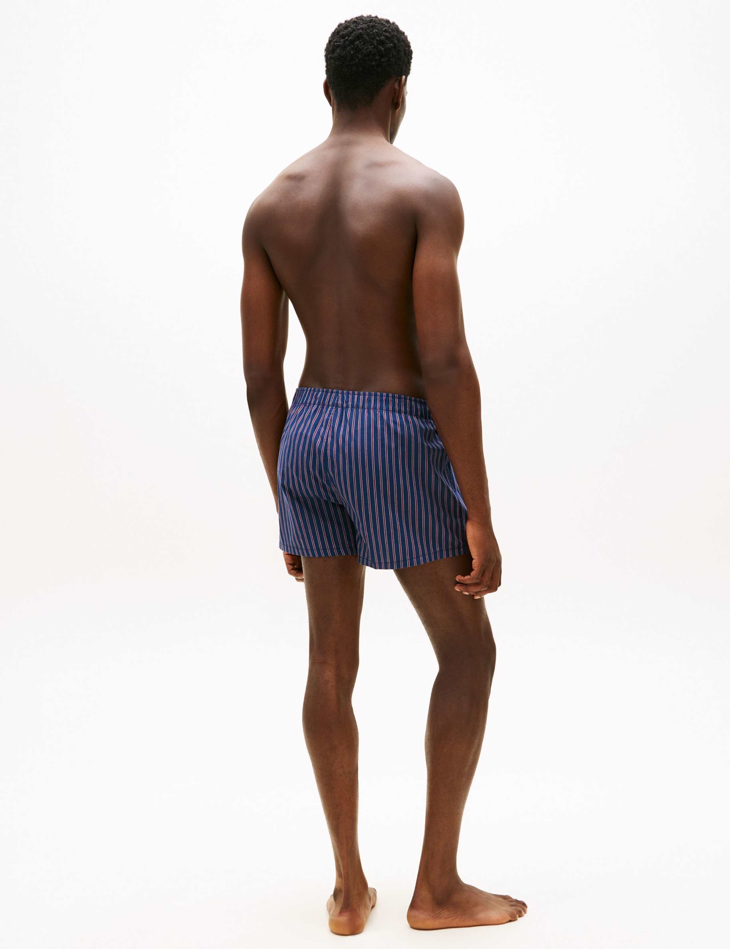 3 Pack Heritage Pure Cotton Woven Boxers 5 of 6