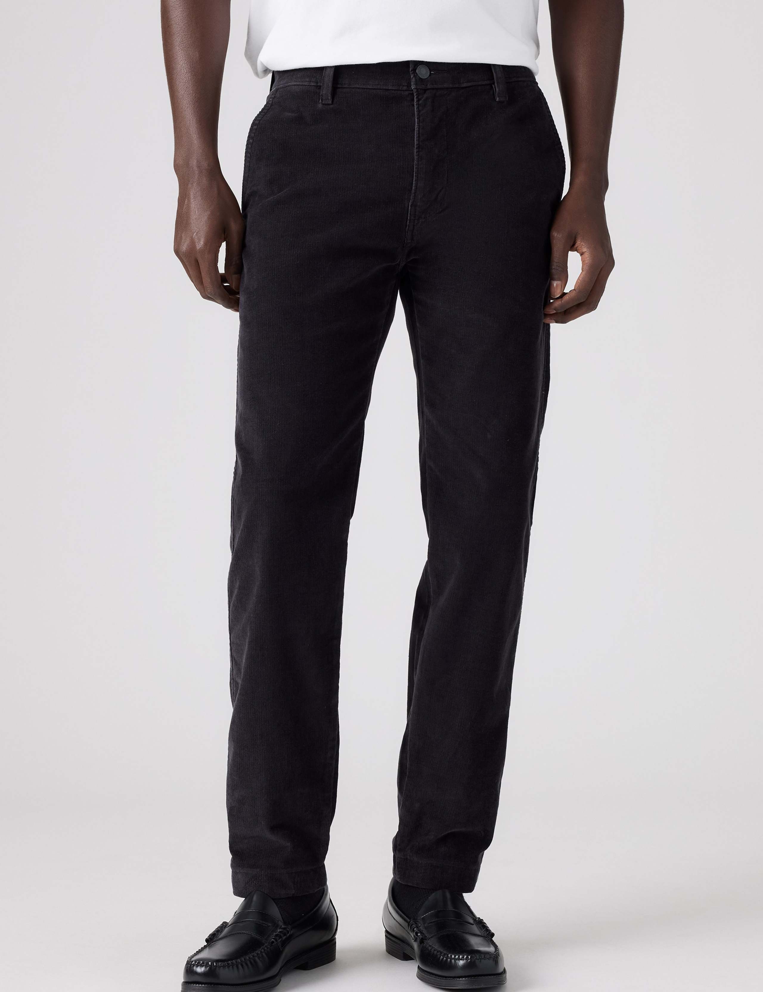 Tapered Fit Corduroy Chino Trousers 1 of 6