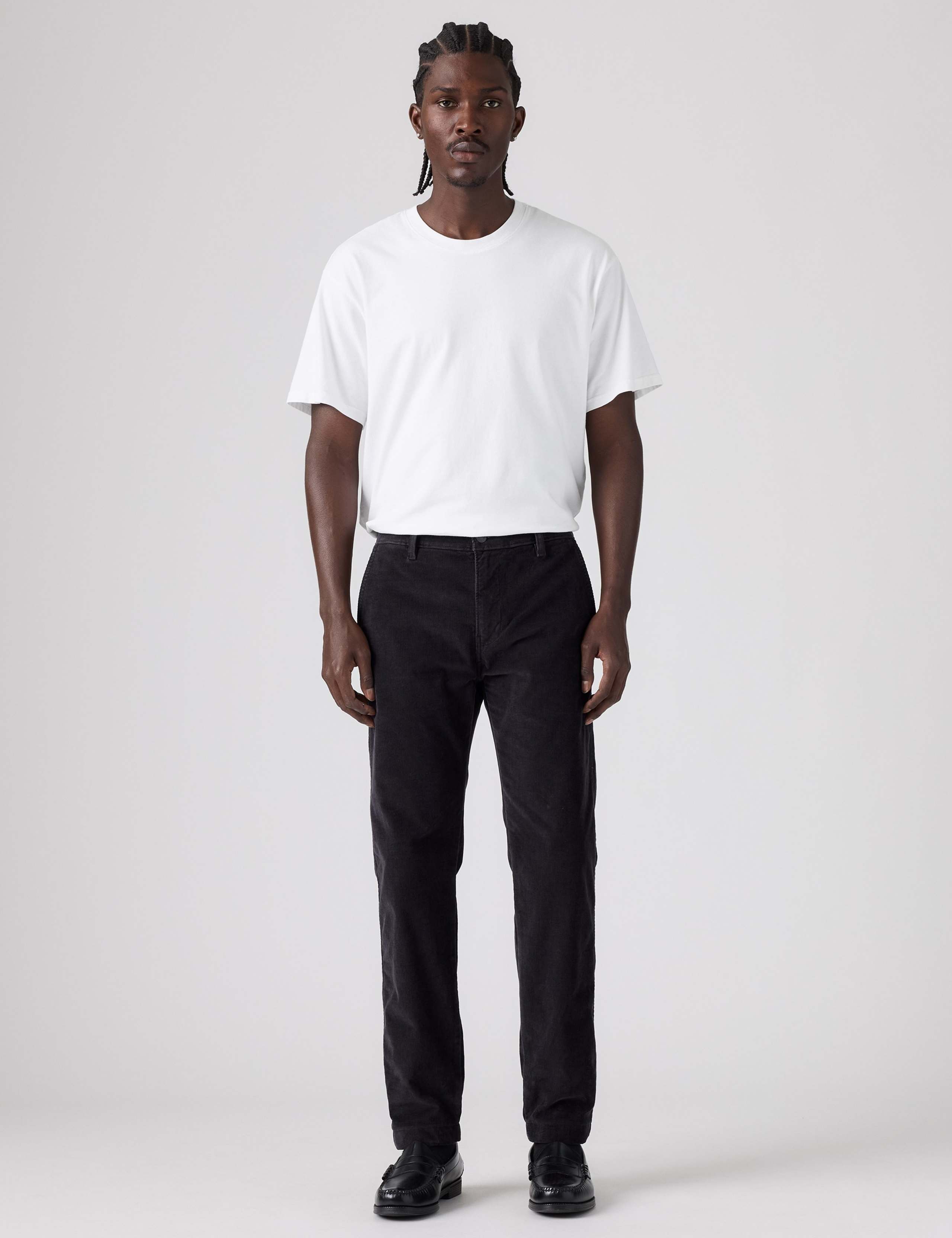 Tapered Fit Corduroy Chino Trousers 3 of 6