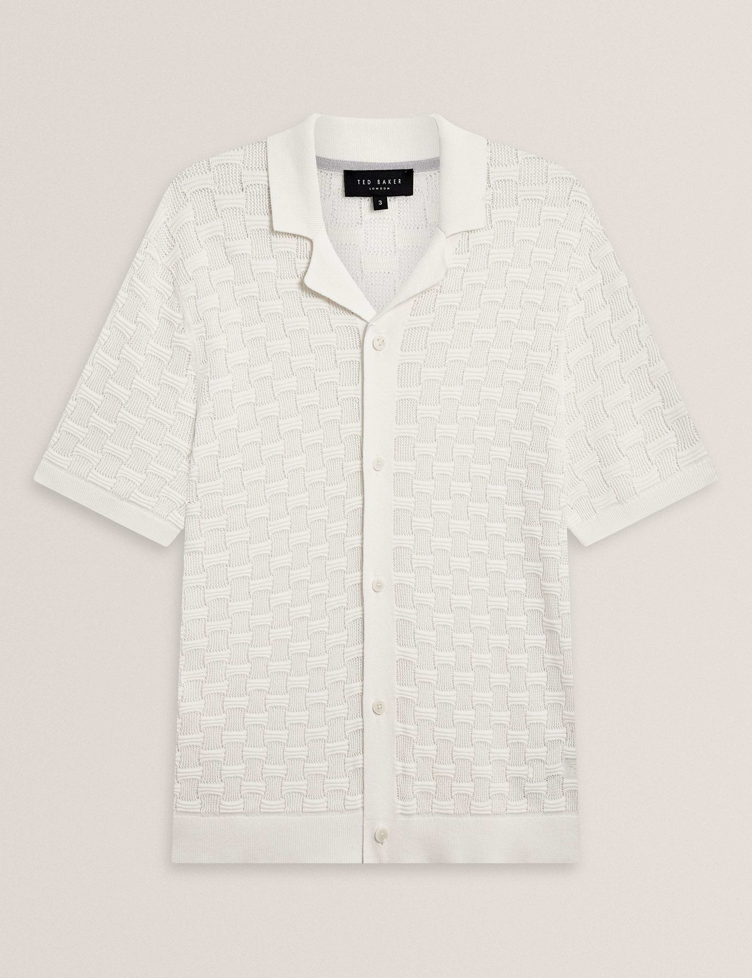 Silk Rich Textured Short Sleeve Shirt 2 of 6