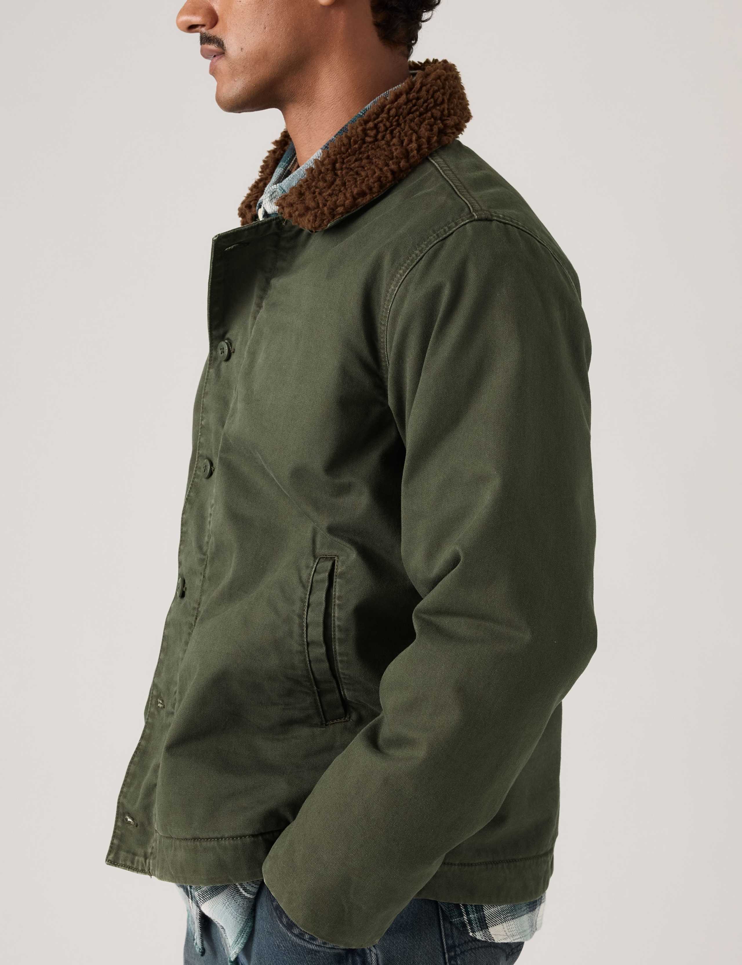 Regular Fit Pure Cotton Utility Jacket 4 of 5