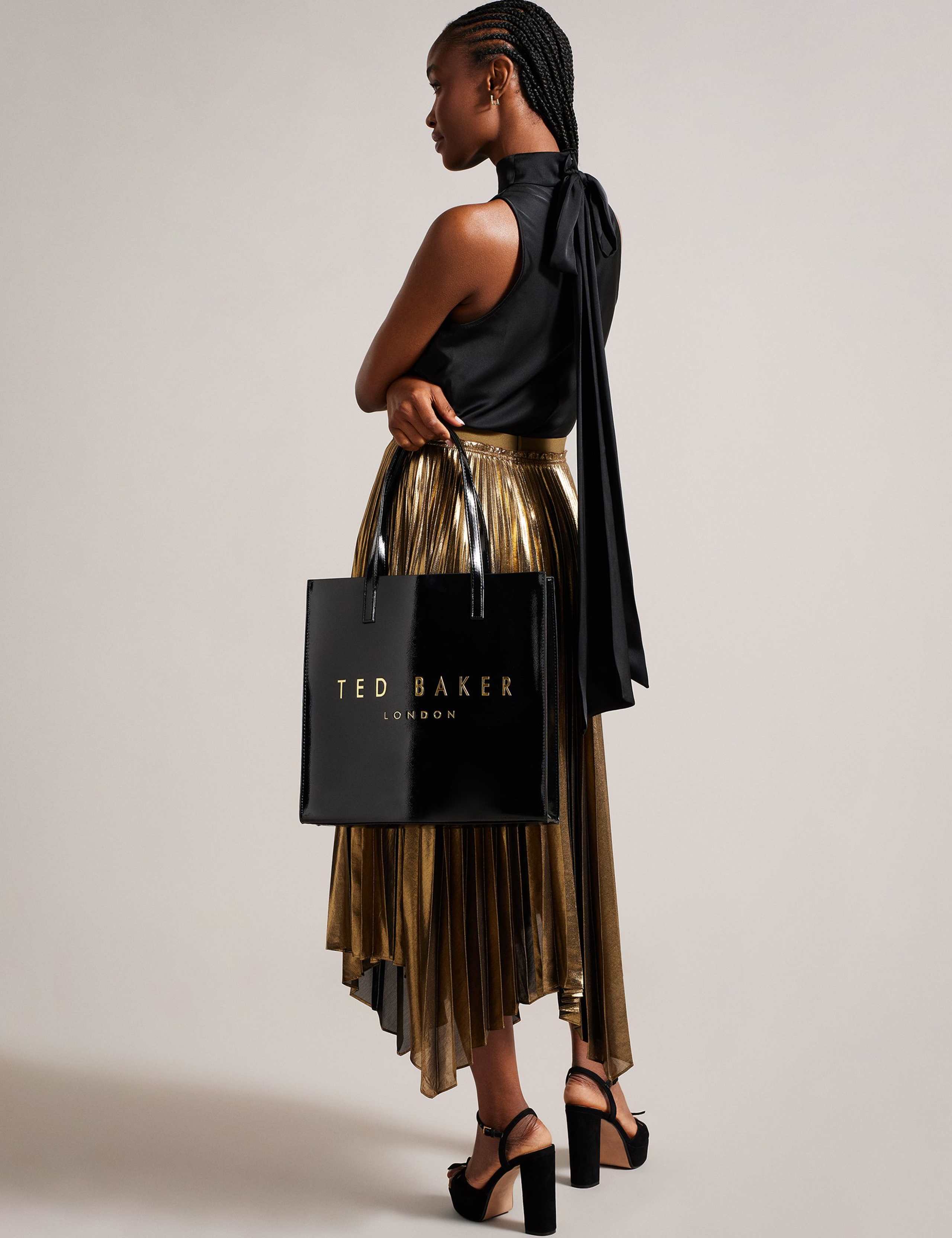 Icon Patent Tote Bag 3 of 5