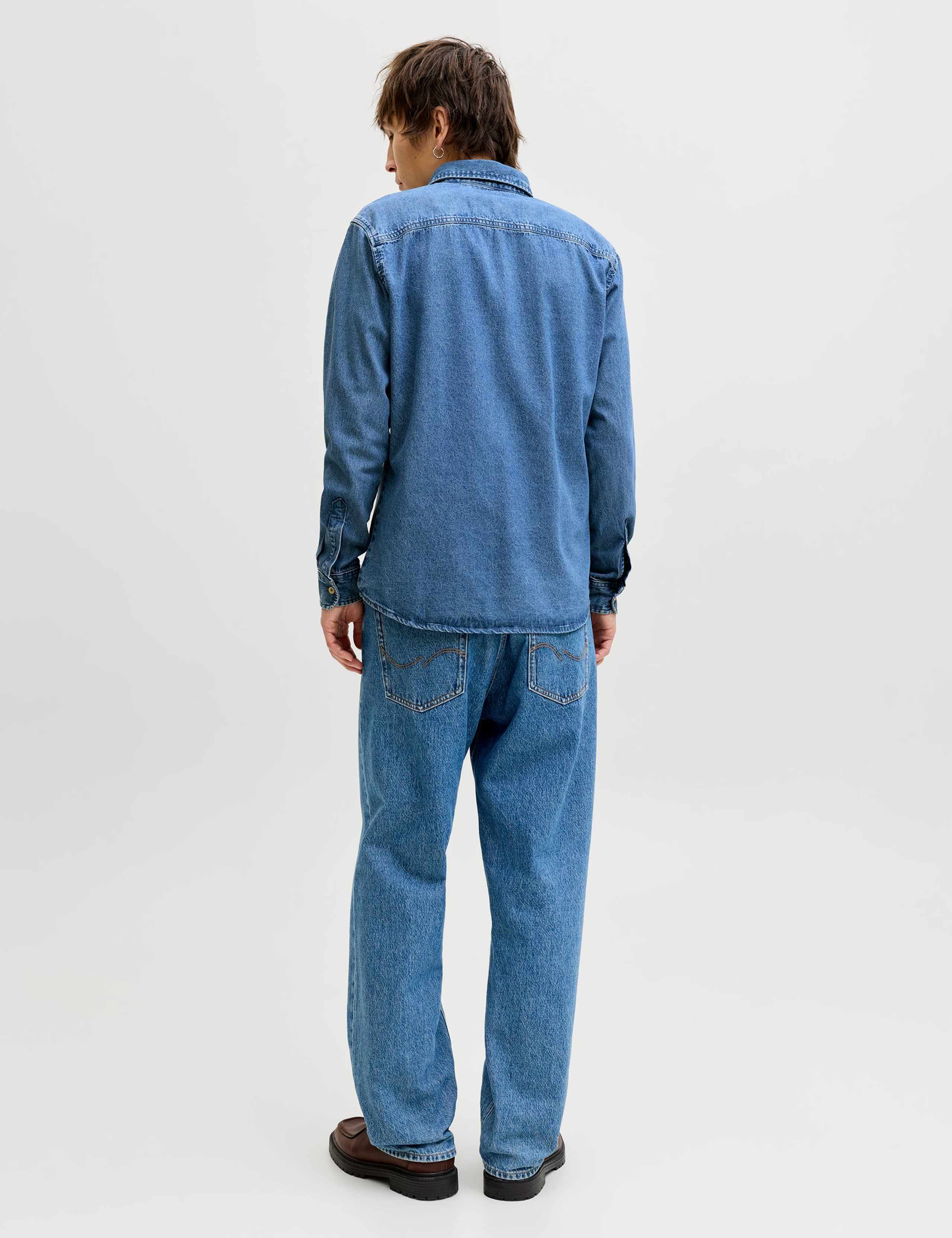 Regular Fit Pure Cotton Denim Shirt 4 of 8