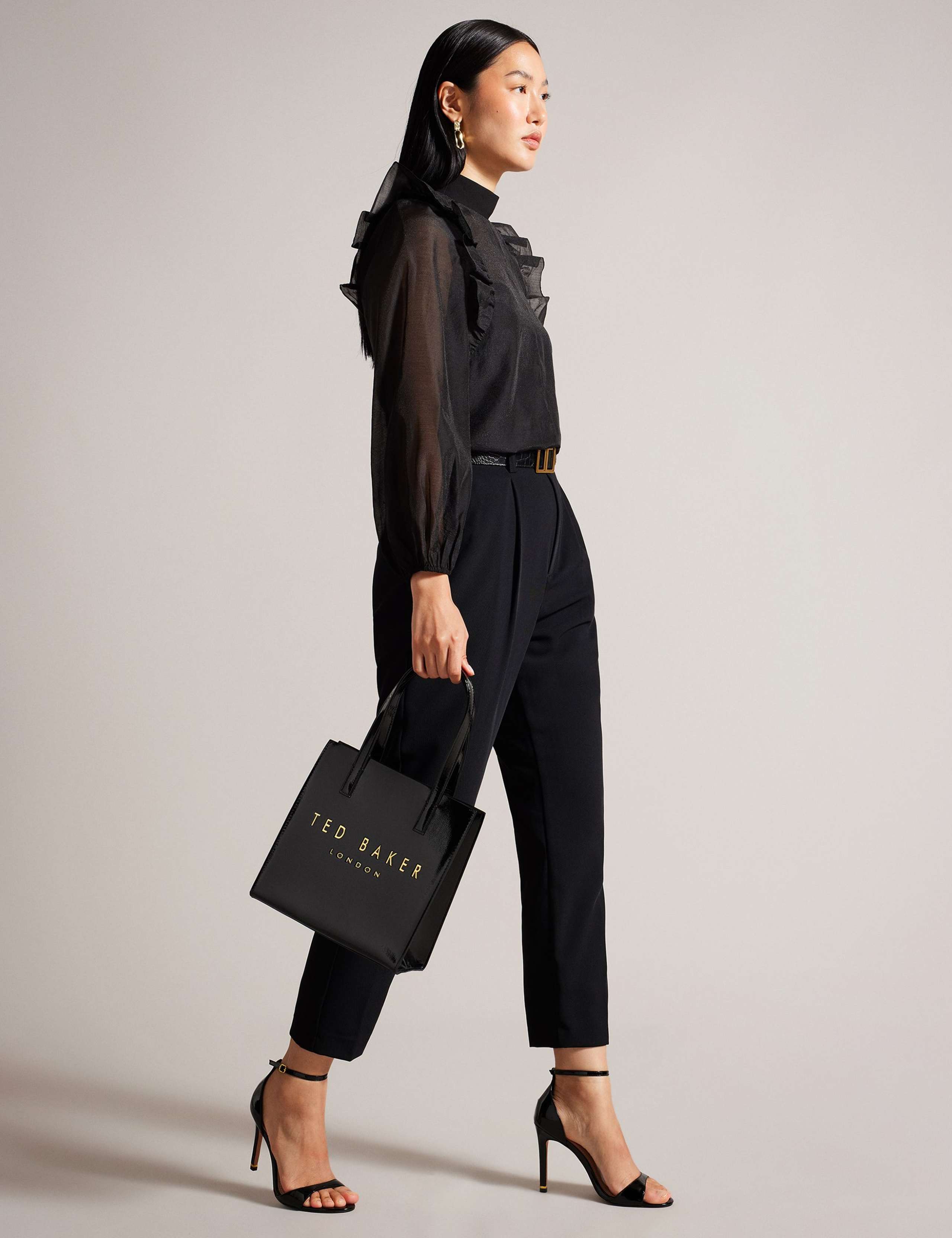 Crinion Patent Small Tote Bag 3 of 4