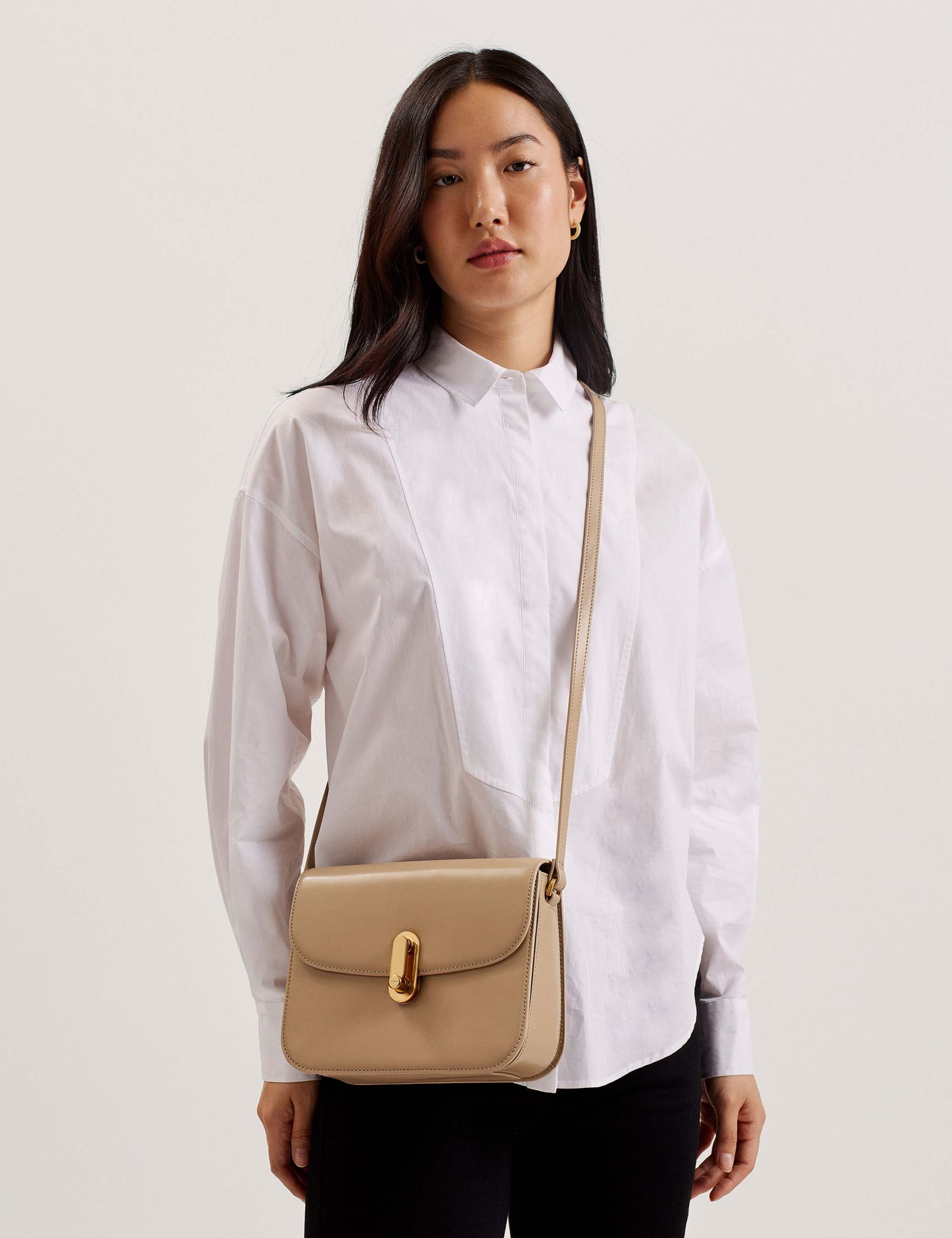 Leather Cross Body Bag 2 of 5