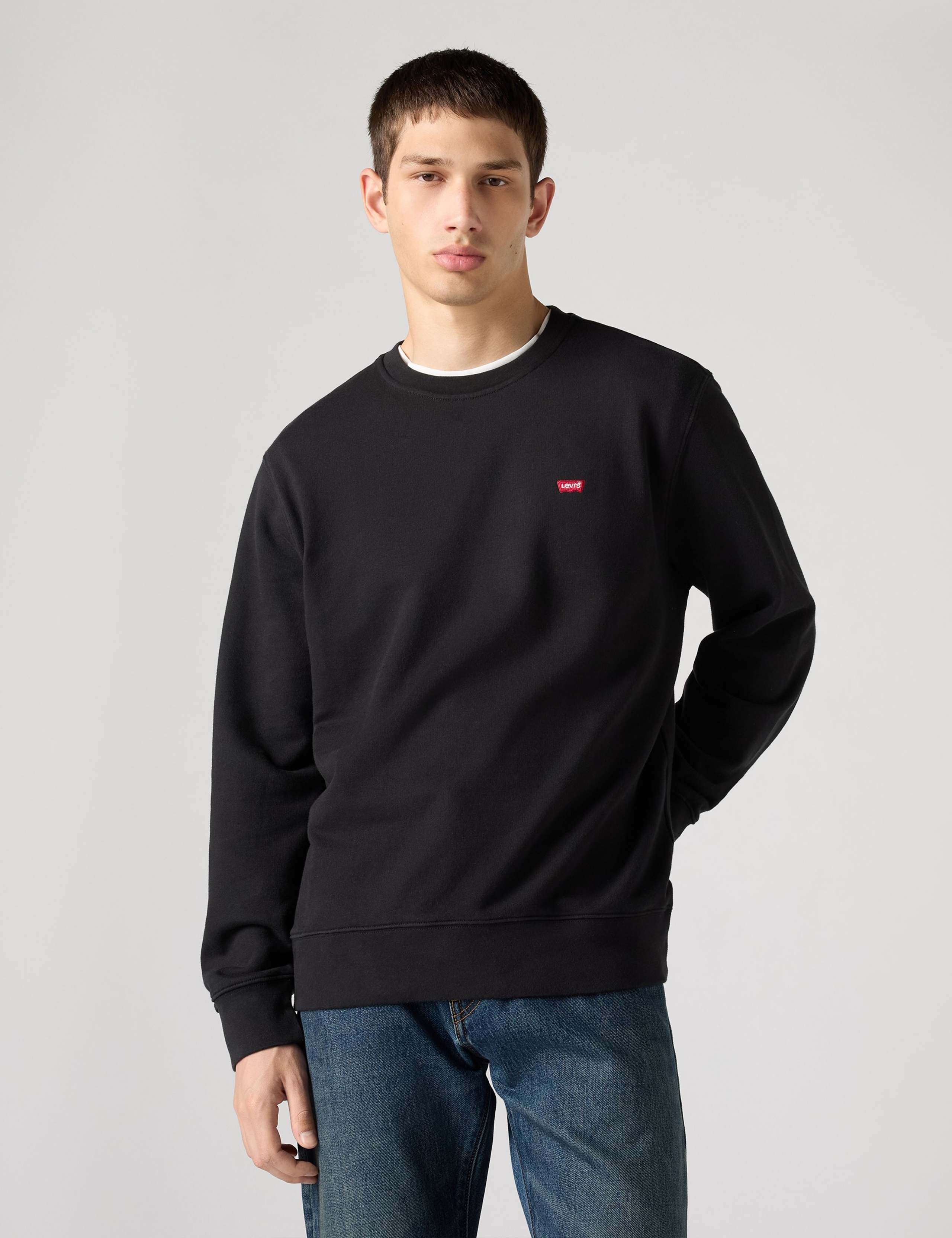 Regular Fit Pure Cotton Crew Neck Sweatshirt 1 of 4