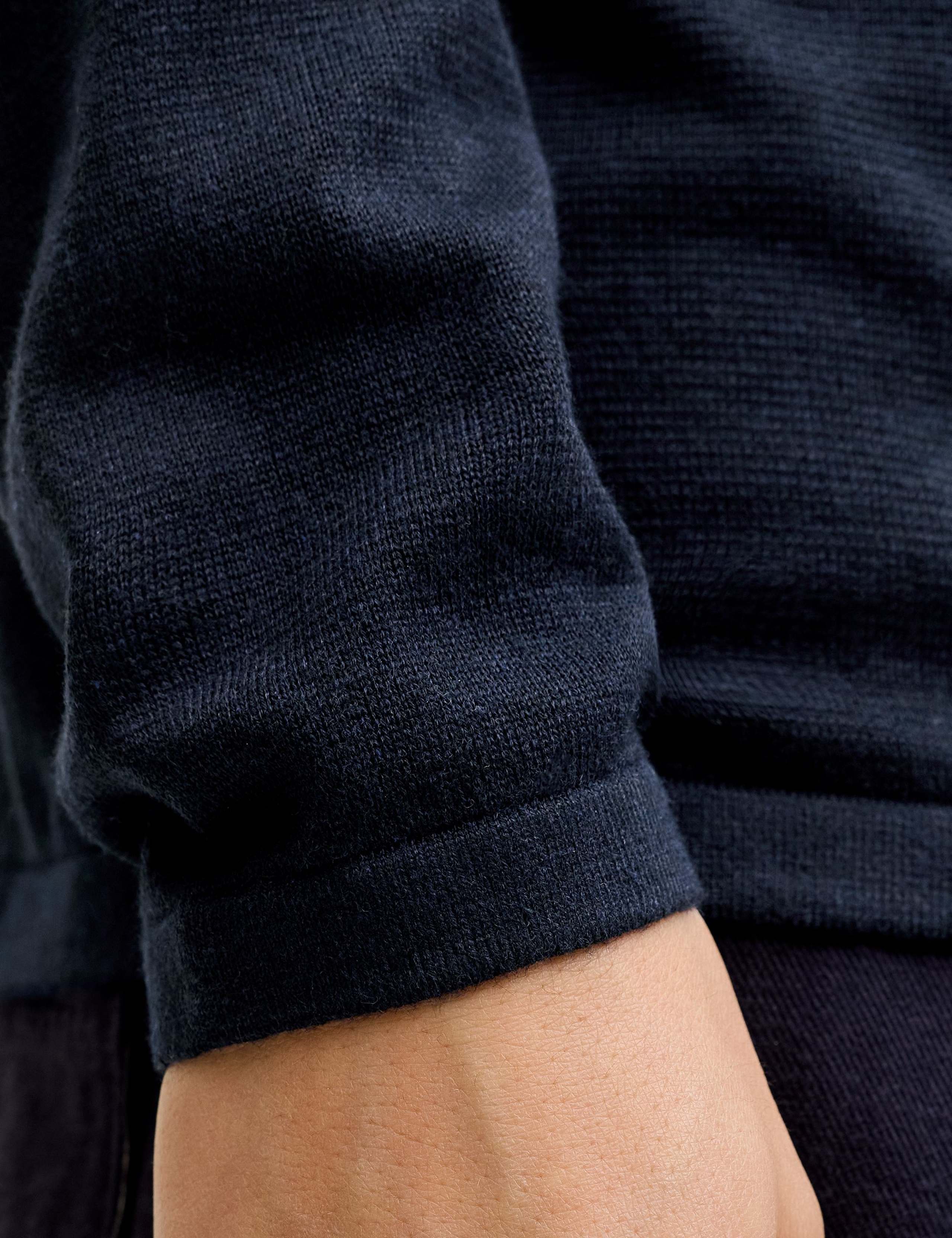 Cotton Blend Zip Up Cardigan 5 of 8