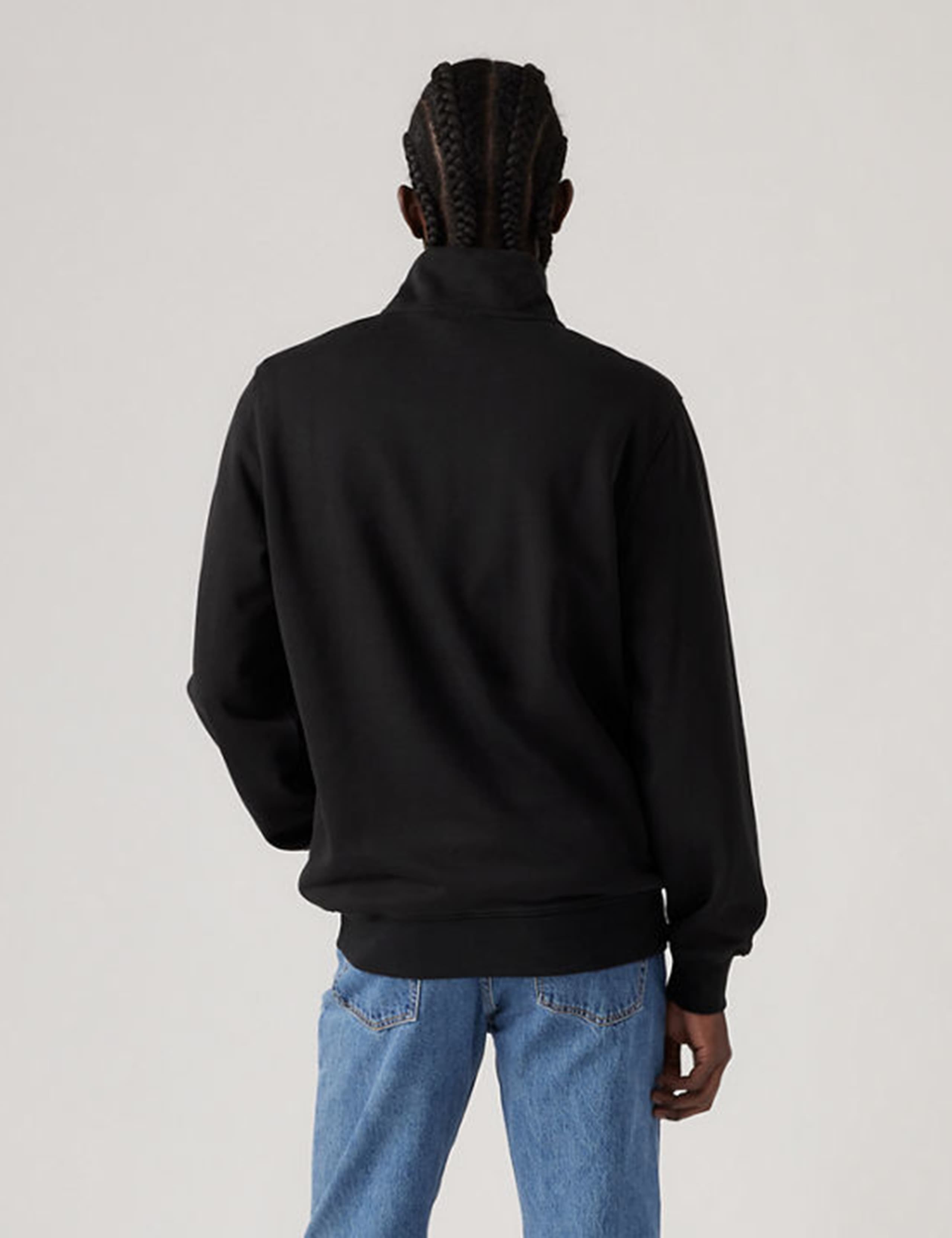 Regular Fit Pure Cotton Half Zip Jumper 4 of 6
