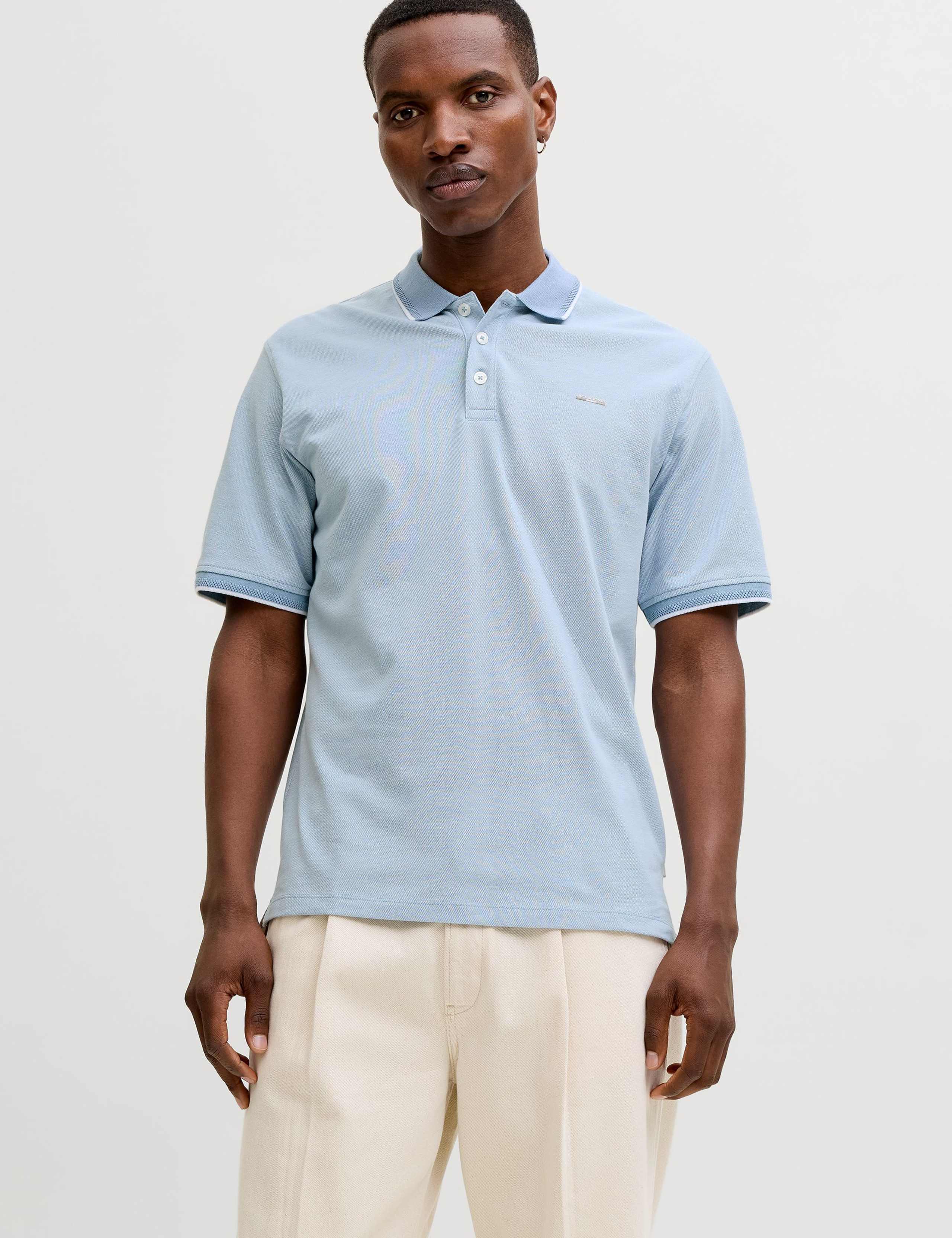 Cotton Blend Polo Shirt 1 of 6