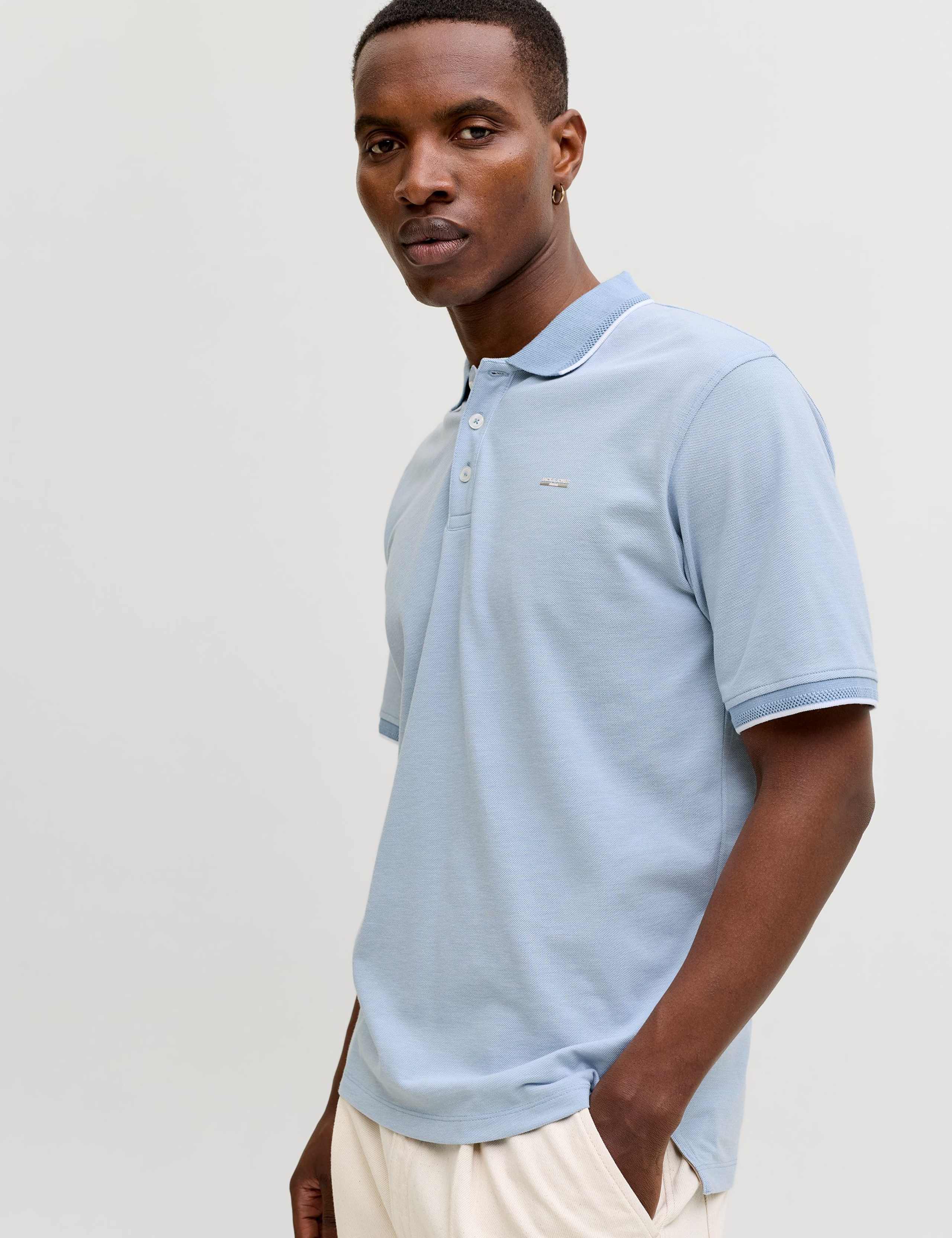 Cotton Blend Polo Shirt 4 of 6