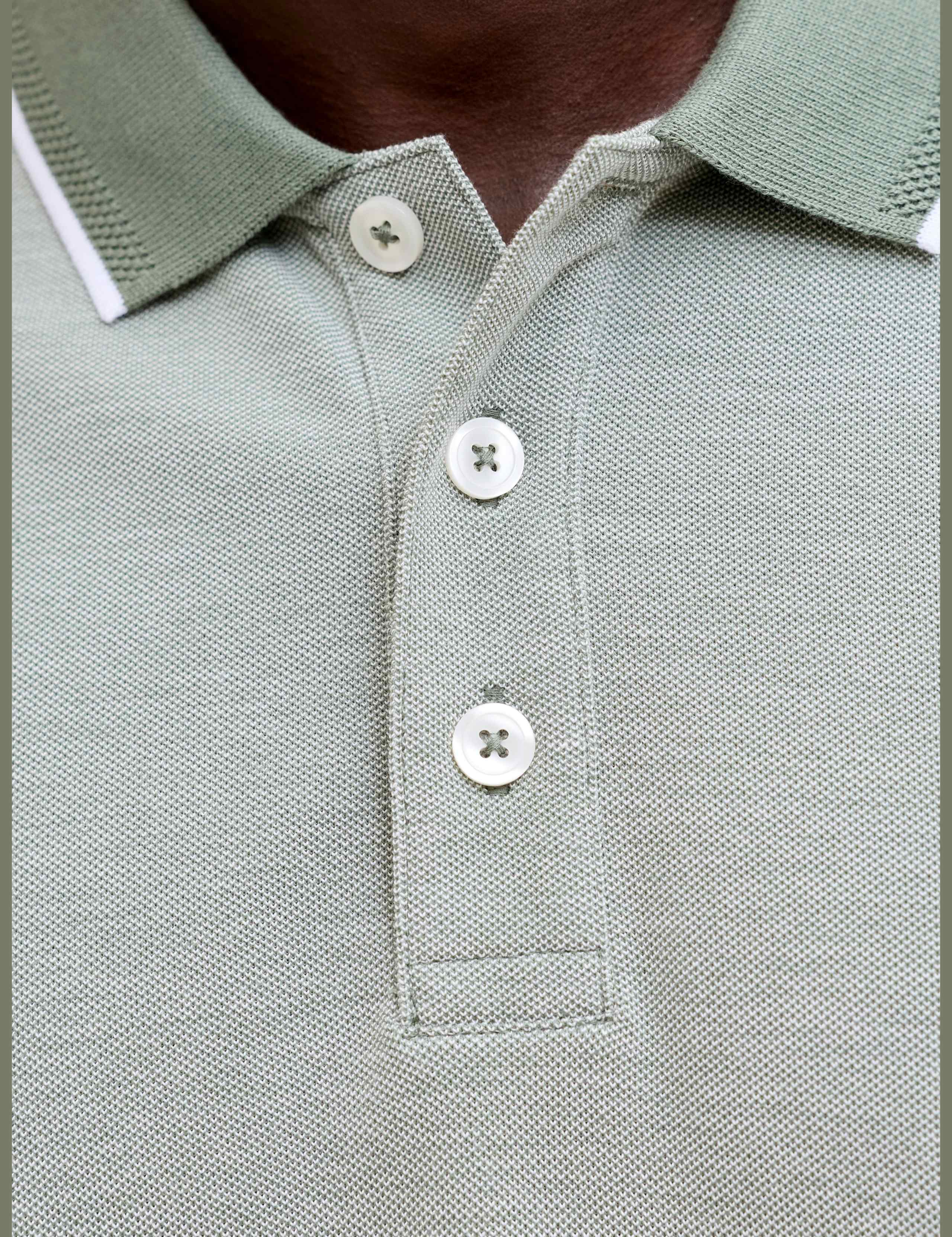 Cotton Blend Polo Shirt 5 of 6