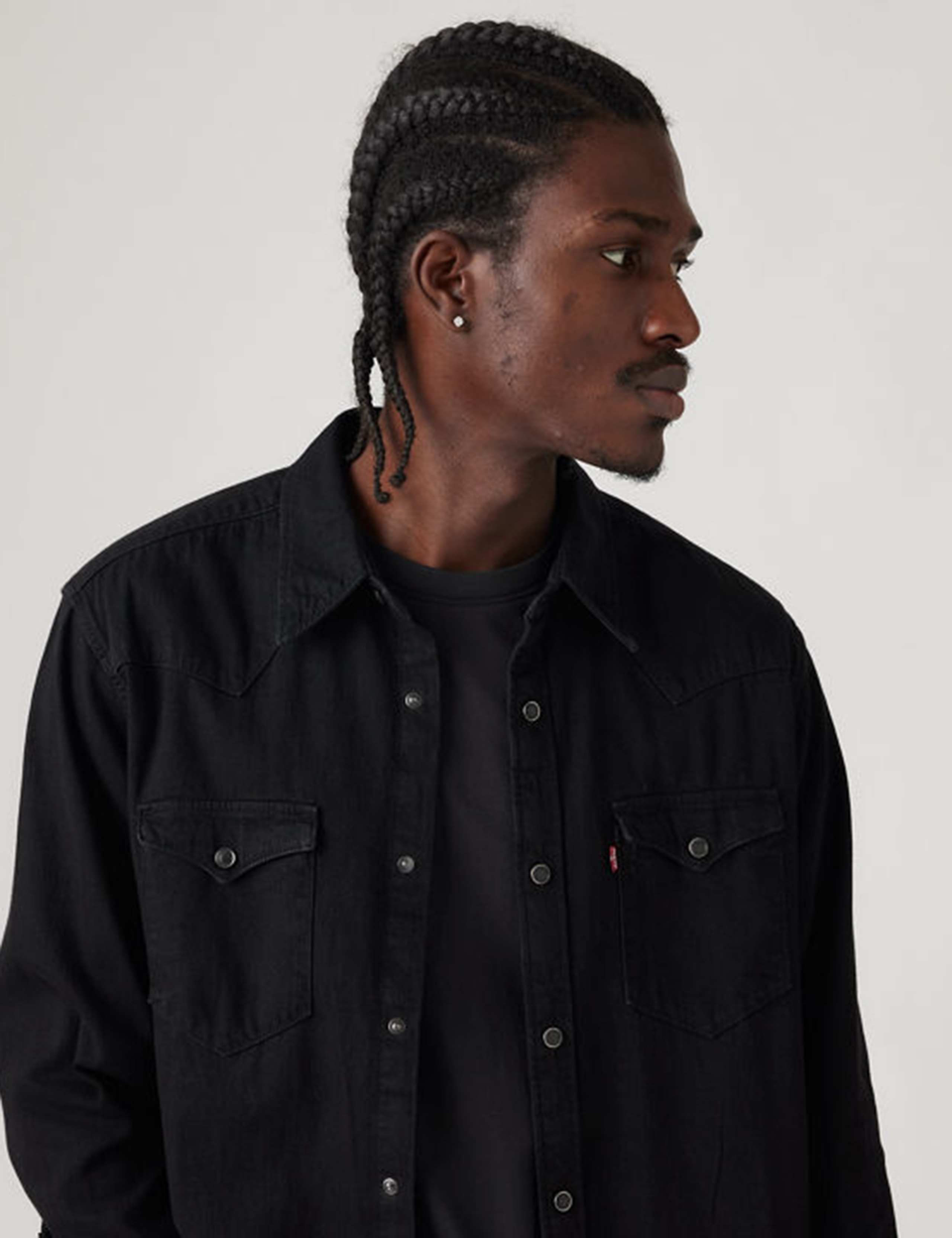 Regular Fit Denim Western Shirt 4 of 6