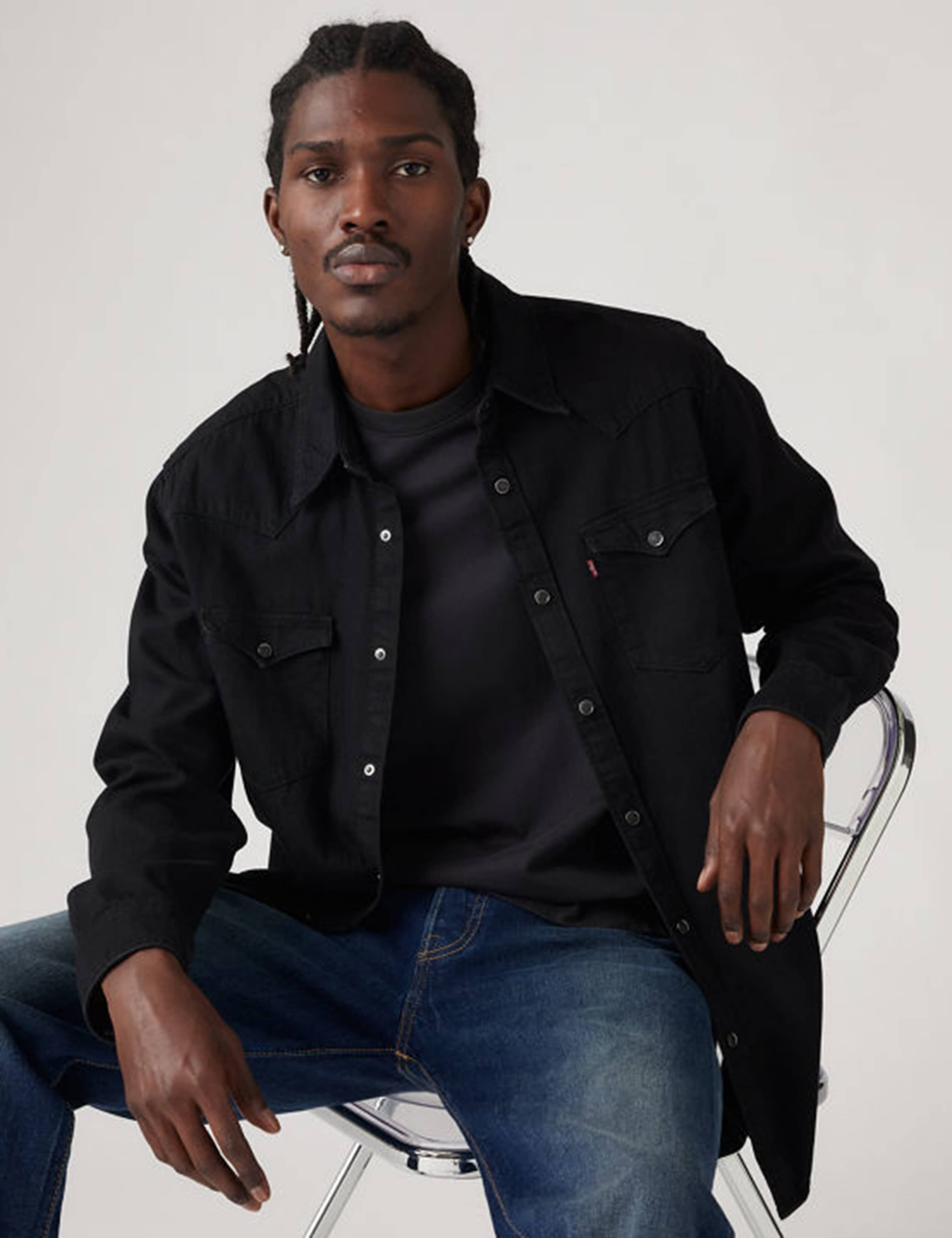 Regular Fit Denim Western Shirt 6 of 6