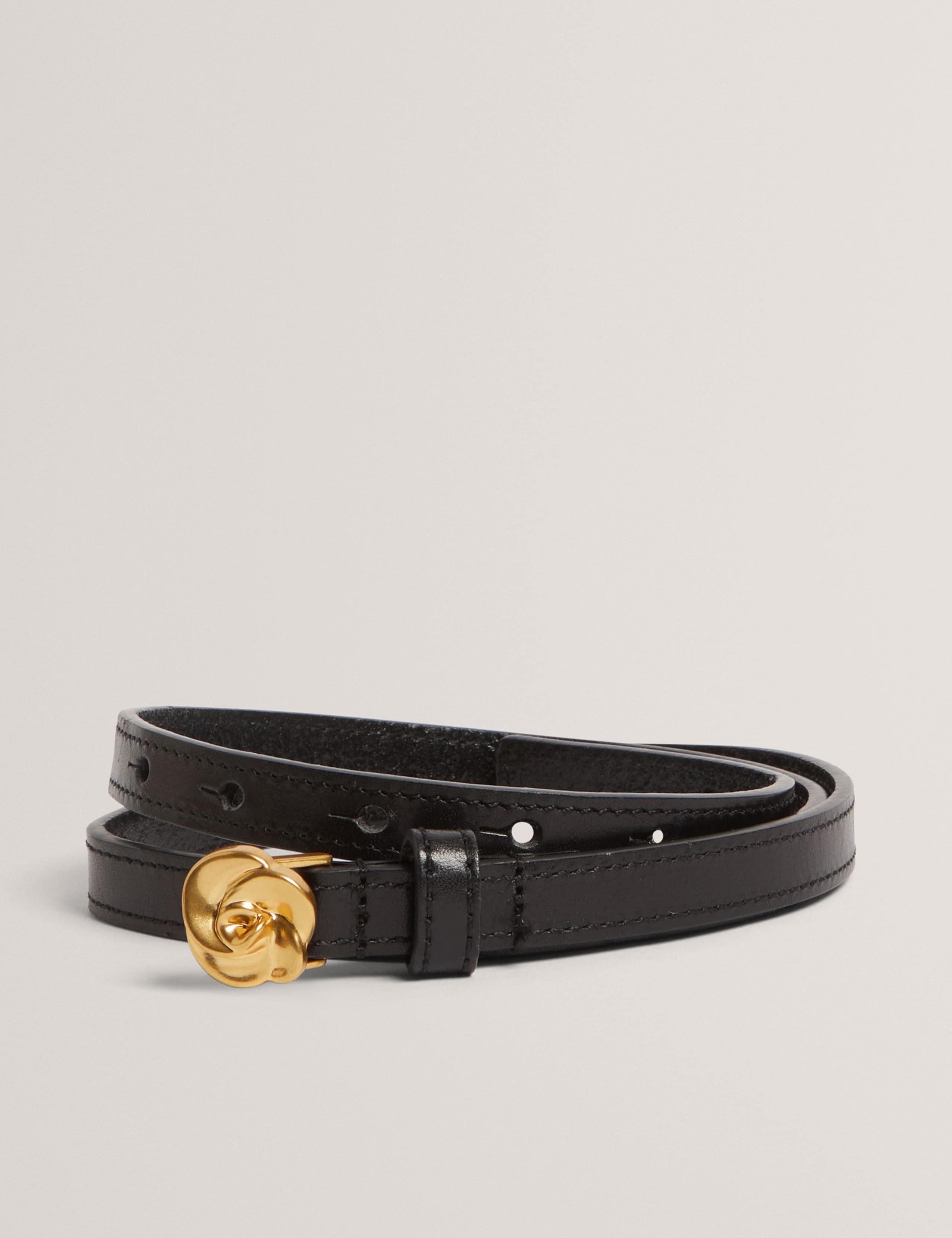 Leather Rose Waist Belt 4 of 4
