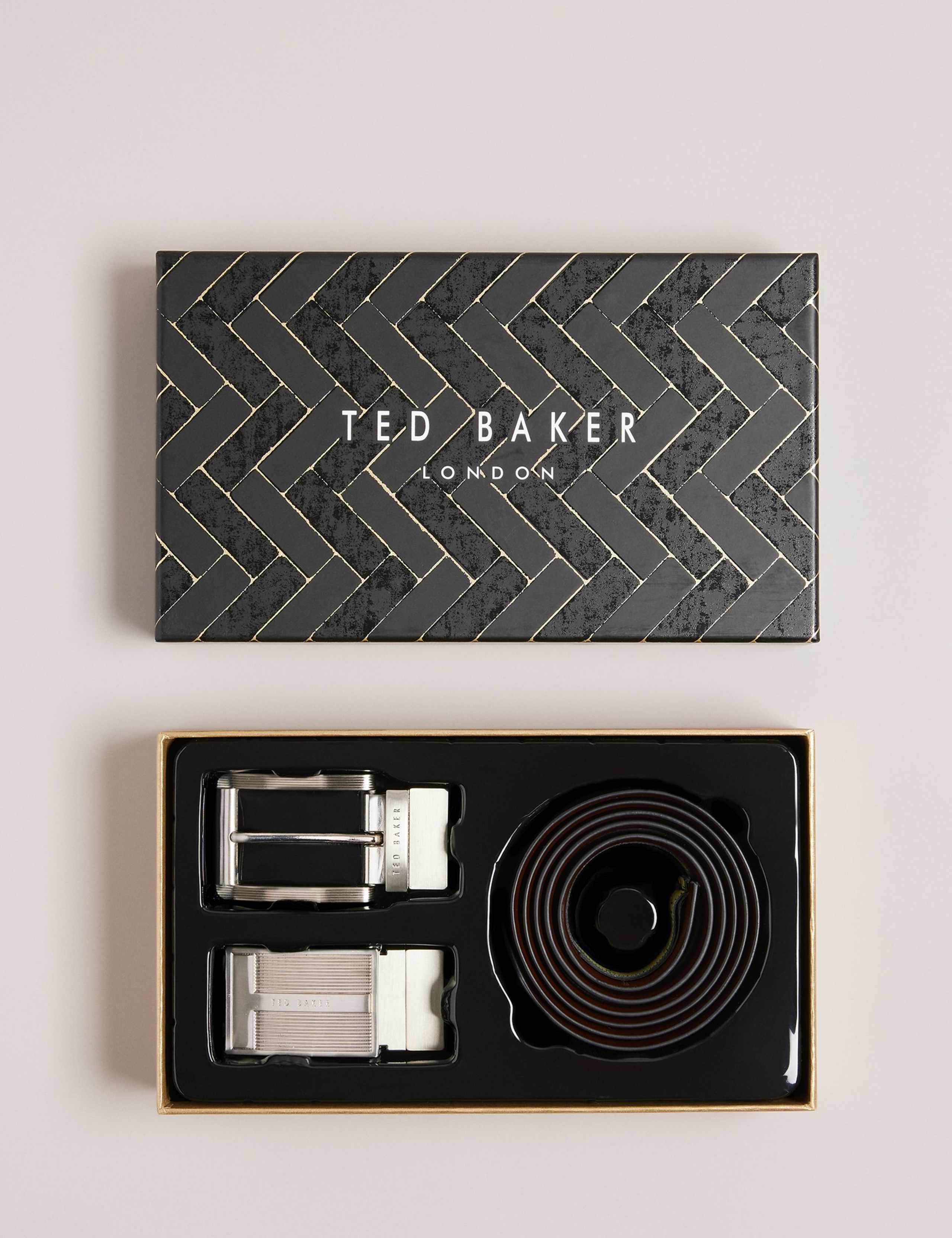 Leather Reversible Belt in Gift Box 1 of 2