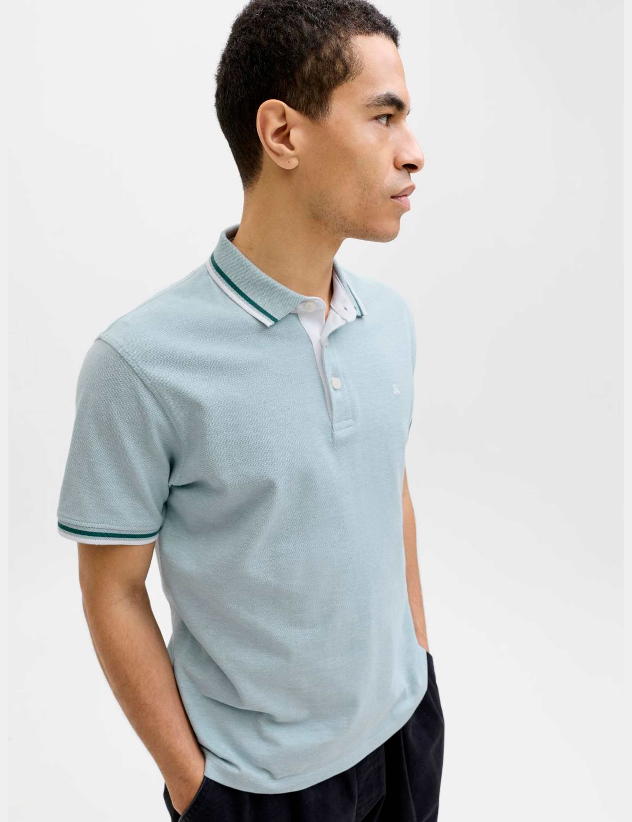 2 Pack Pure Cotton Polo Shirts 4 of 7