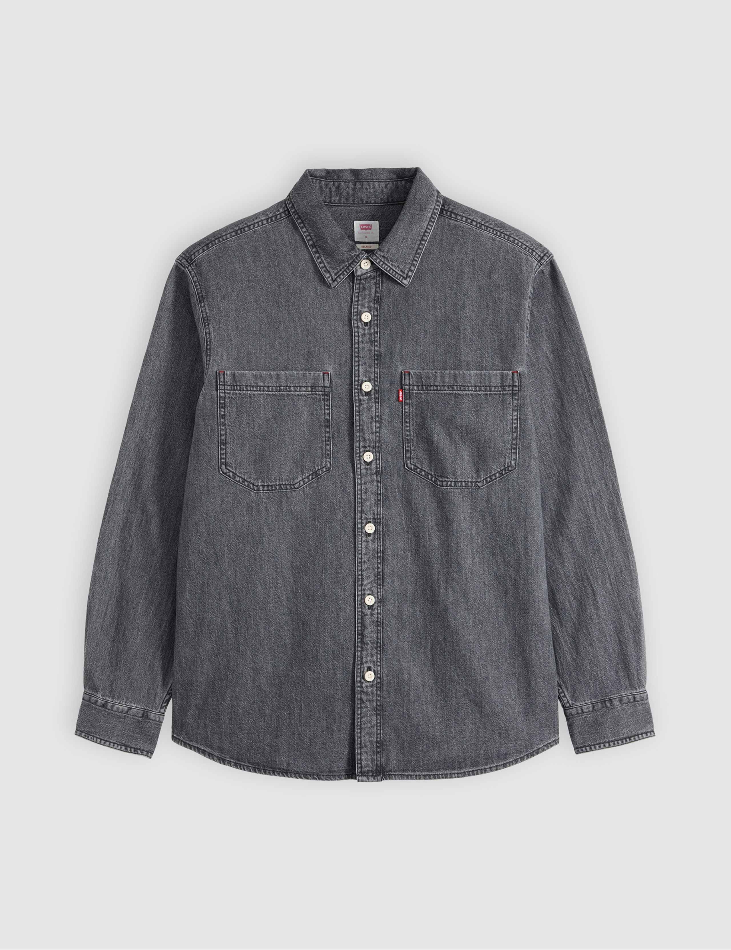 Relaxed Fit Pure Cotton Denim Overshirt 2 of 6
