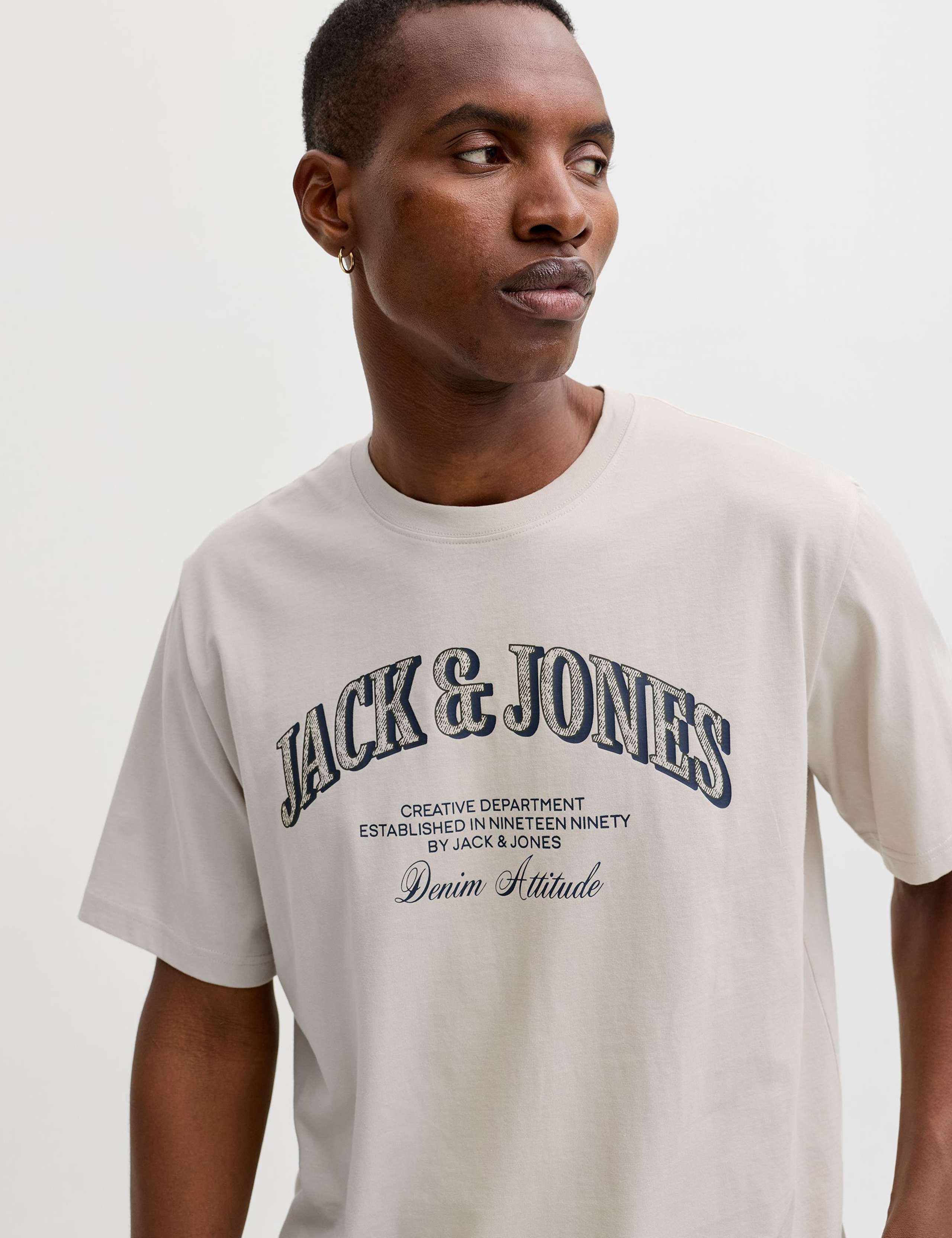 Pure Cotton Graphic Slogan T-Shirt 6 of 7