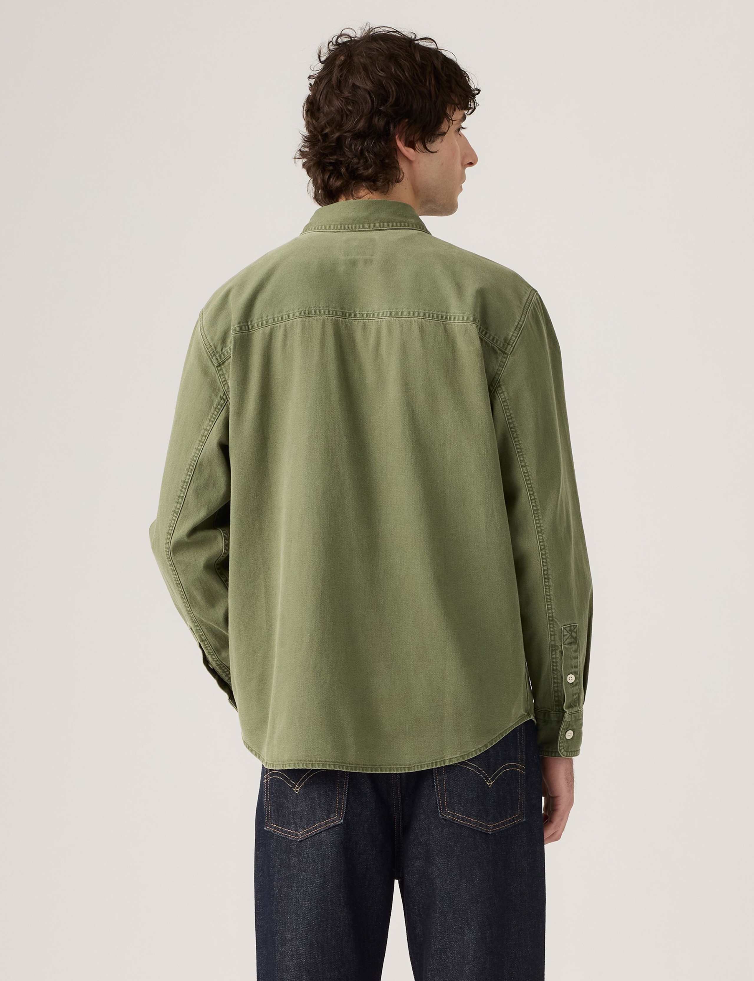 Relaxed Fit Pure Cotton Denim Shirt 6 of 6