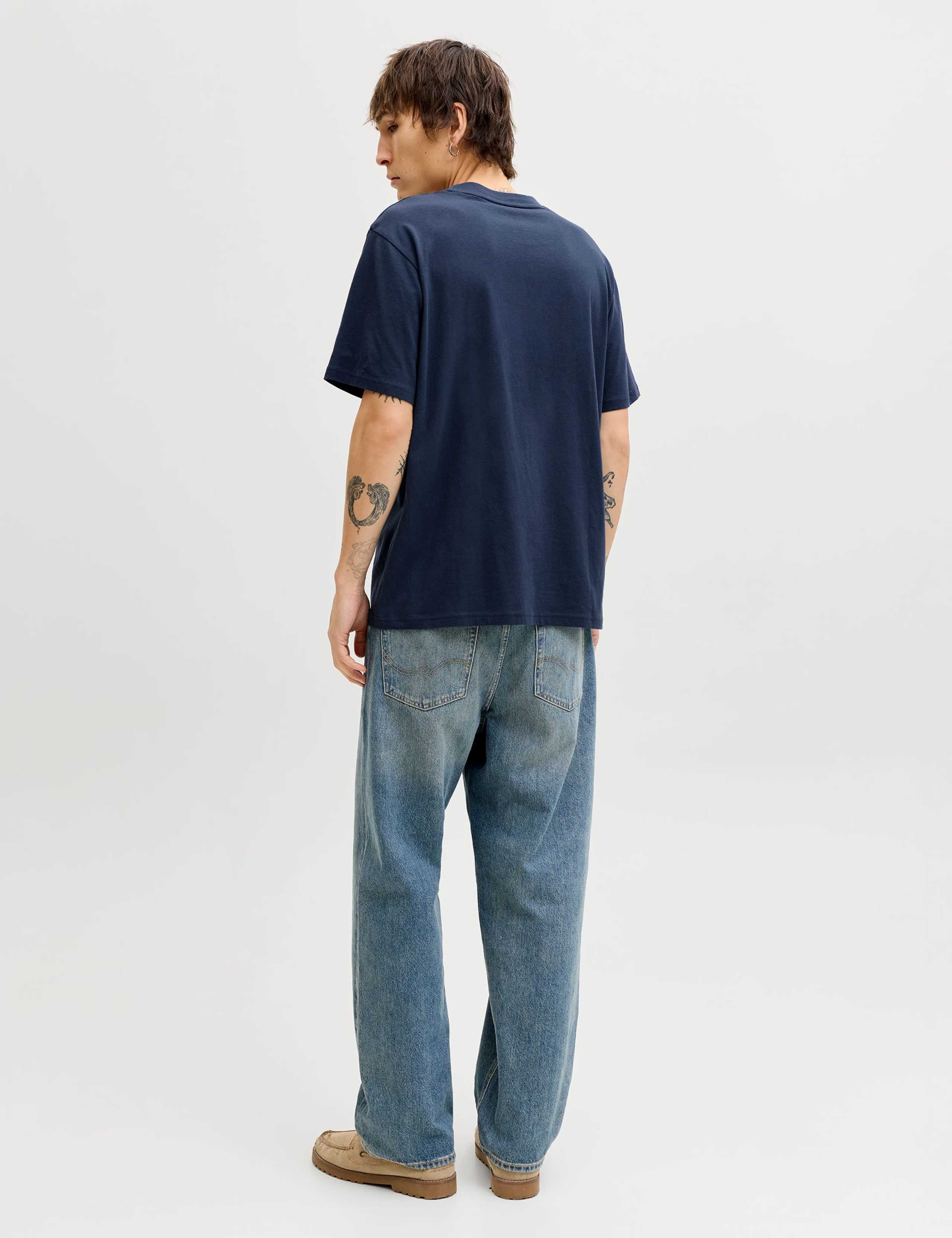 Pure Cotton Tropical Graphic T-Shirt 4 of 8