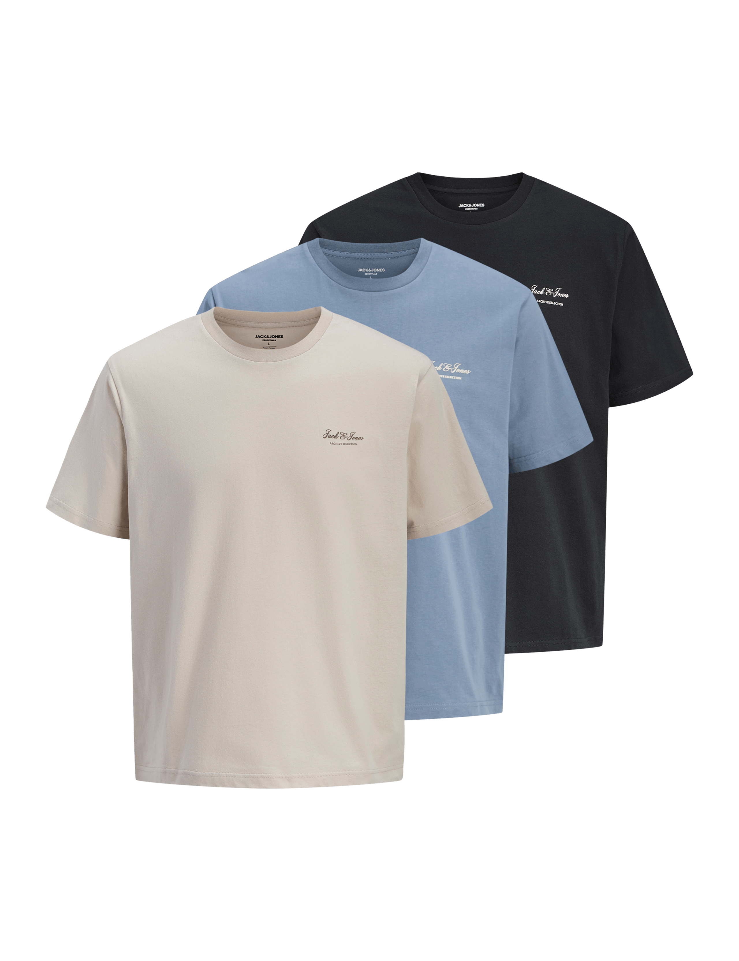 3pk Pure Cotton T-Shirts 2 of 9