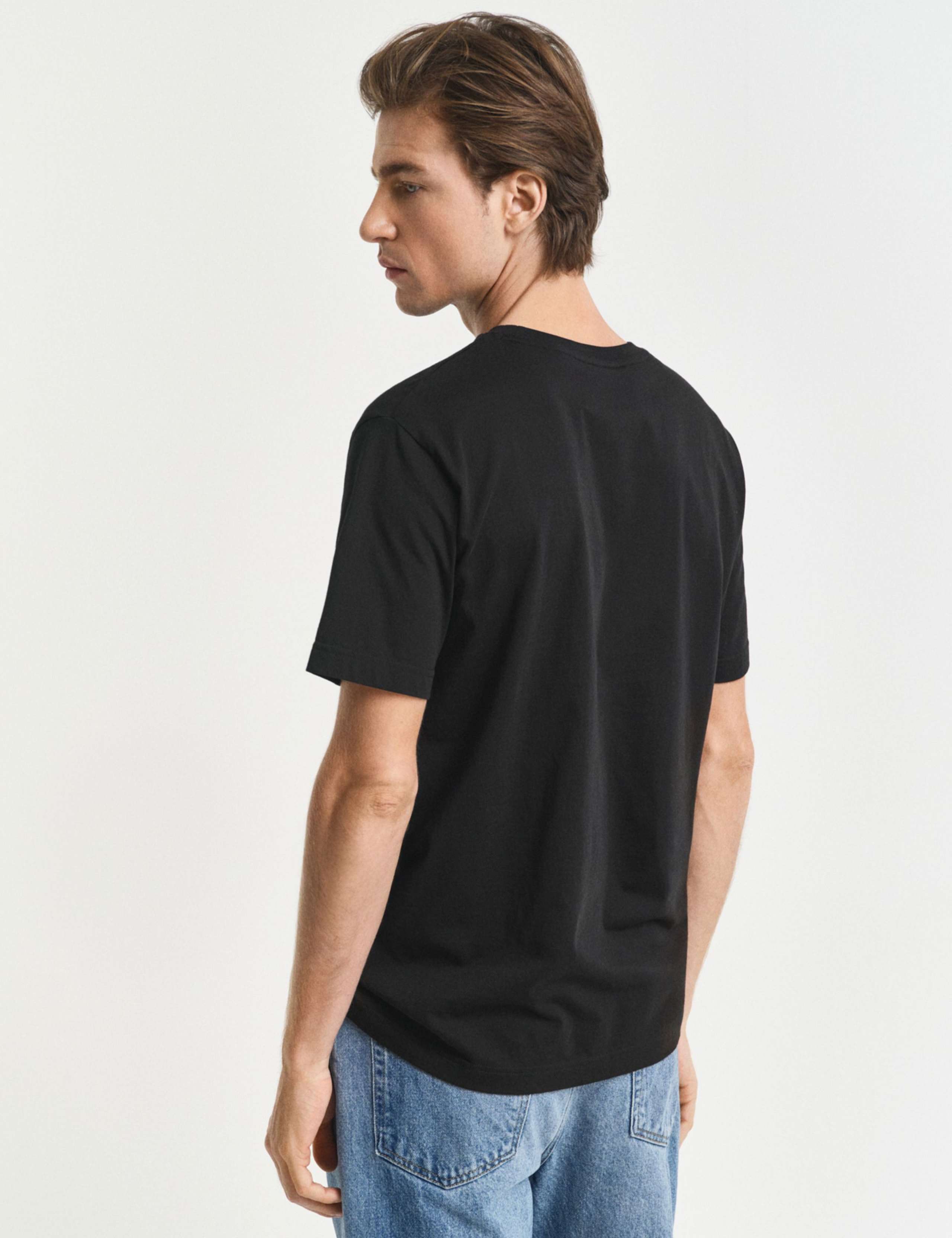 Pure Cotton Archive Shield Crew Neck T-Shirt 4 of 4