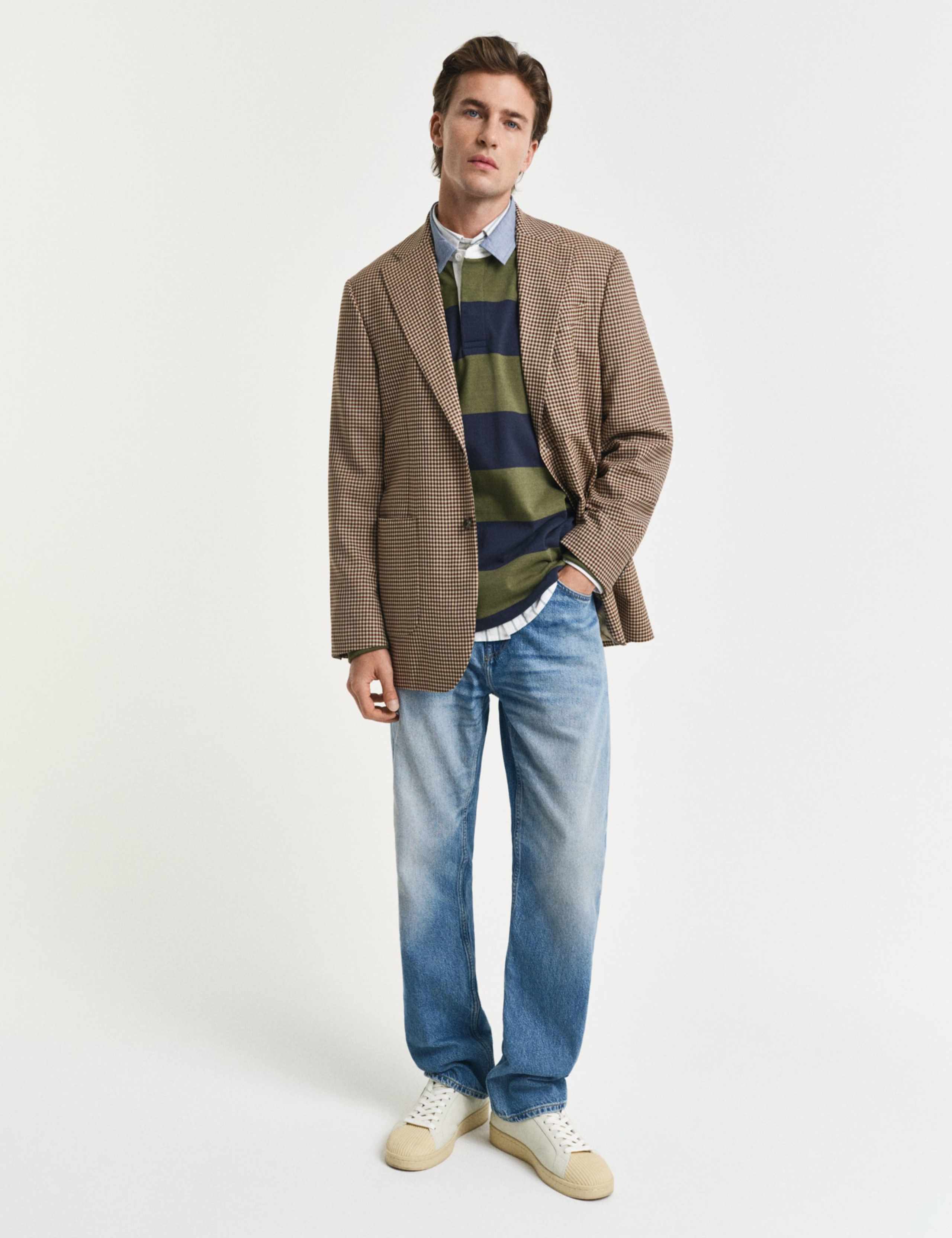 Pure Cotton Striped Rugby Shirt 2 of 4