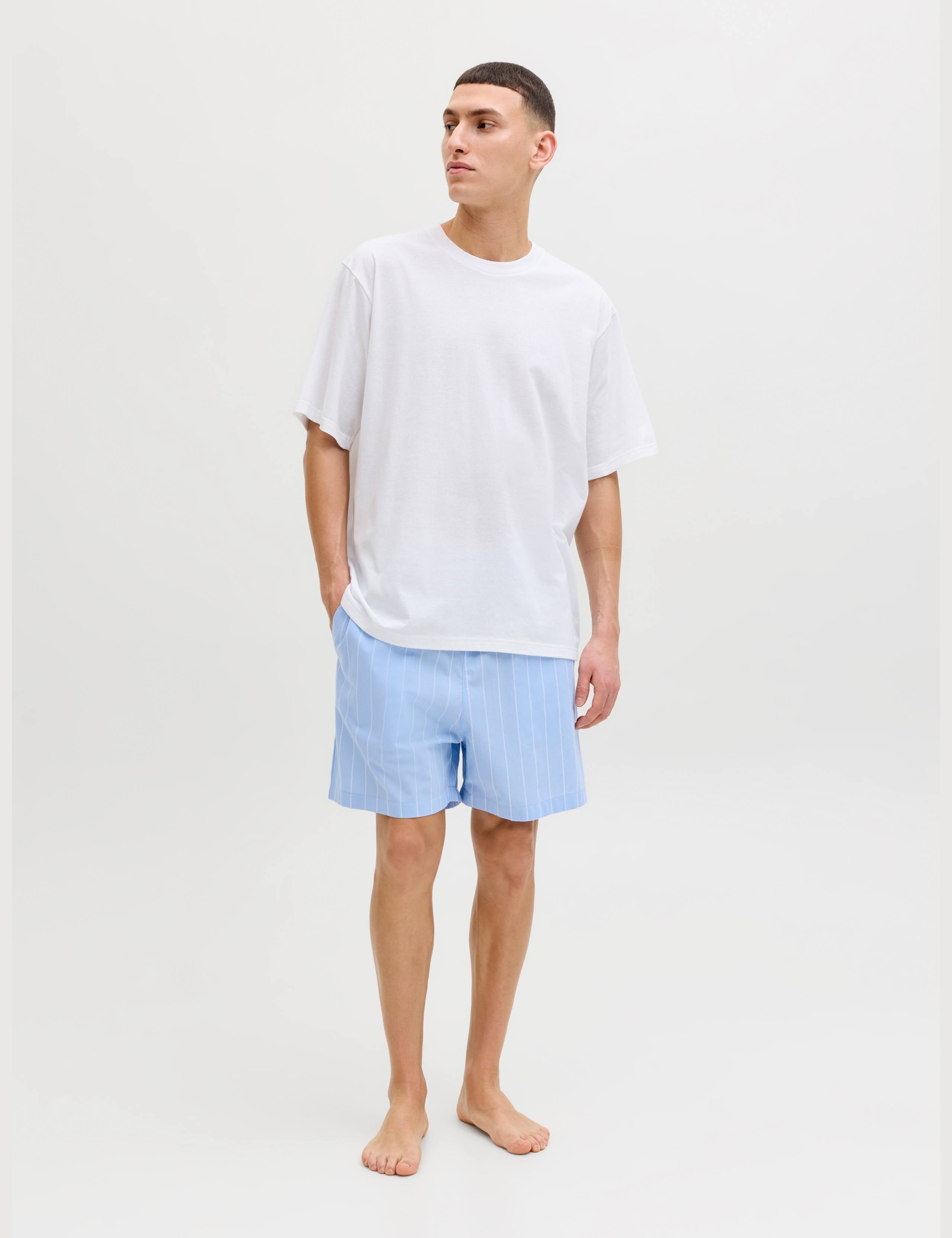 Cotton Rich Striped Pyjama Set 2 of 8