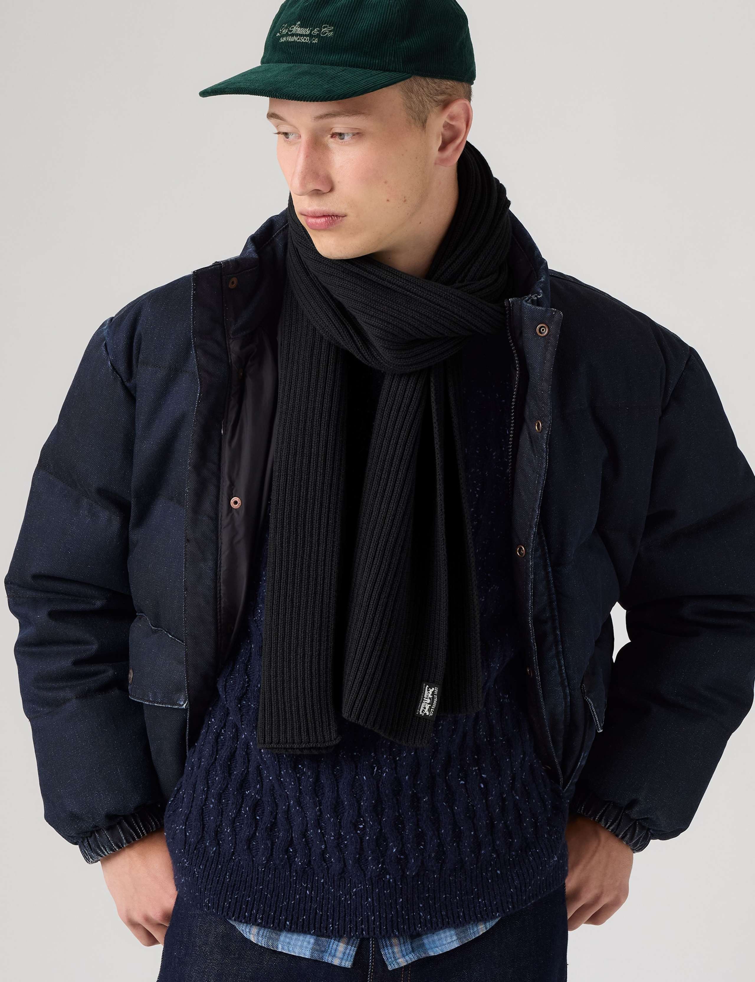 Pure Cotton Textured Scarf 4 of 4