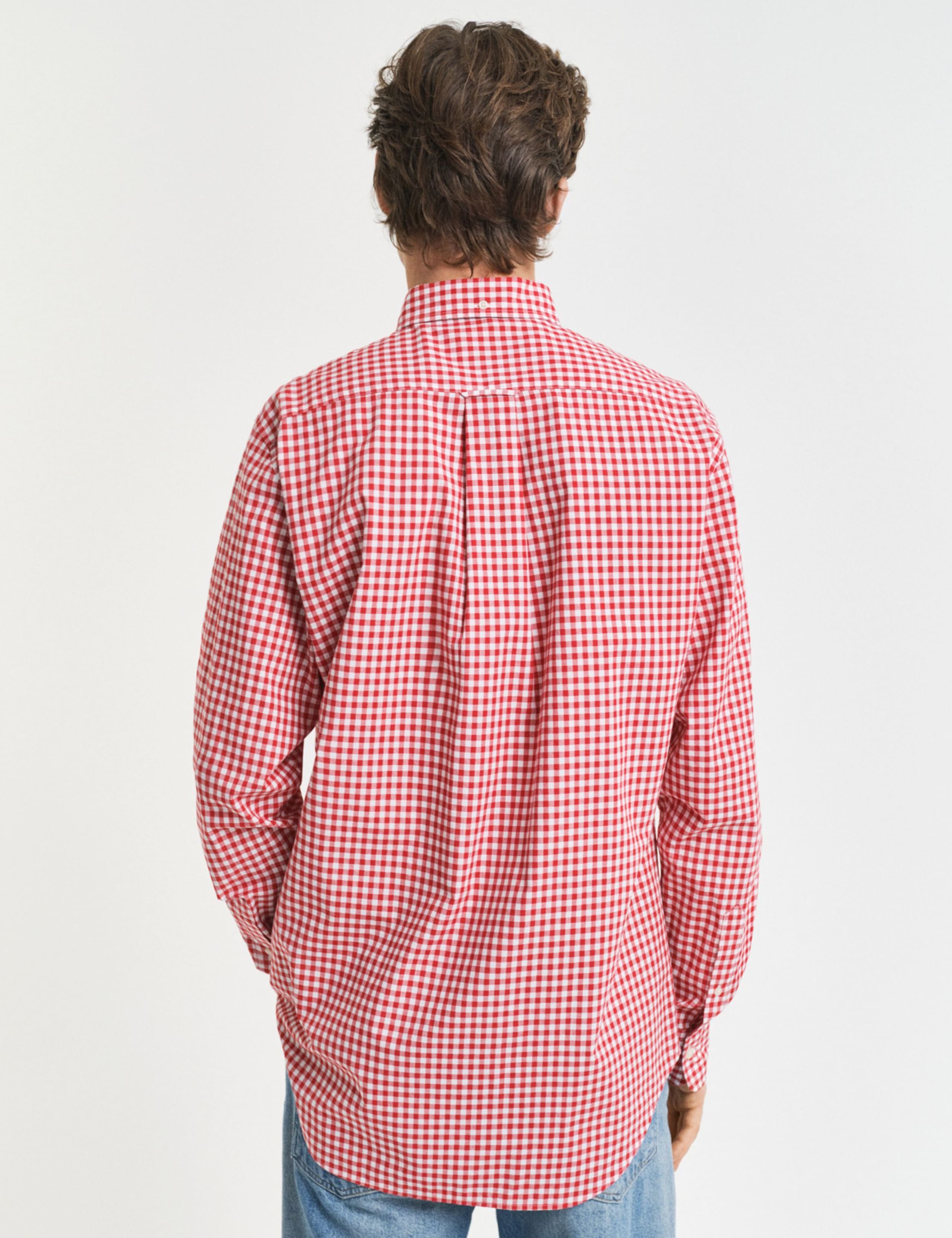 Regular Fit Pure Cotton Poplin Gingham Shirt 3 of 4