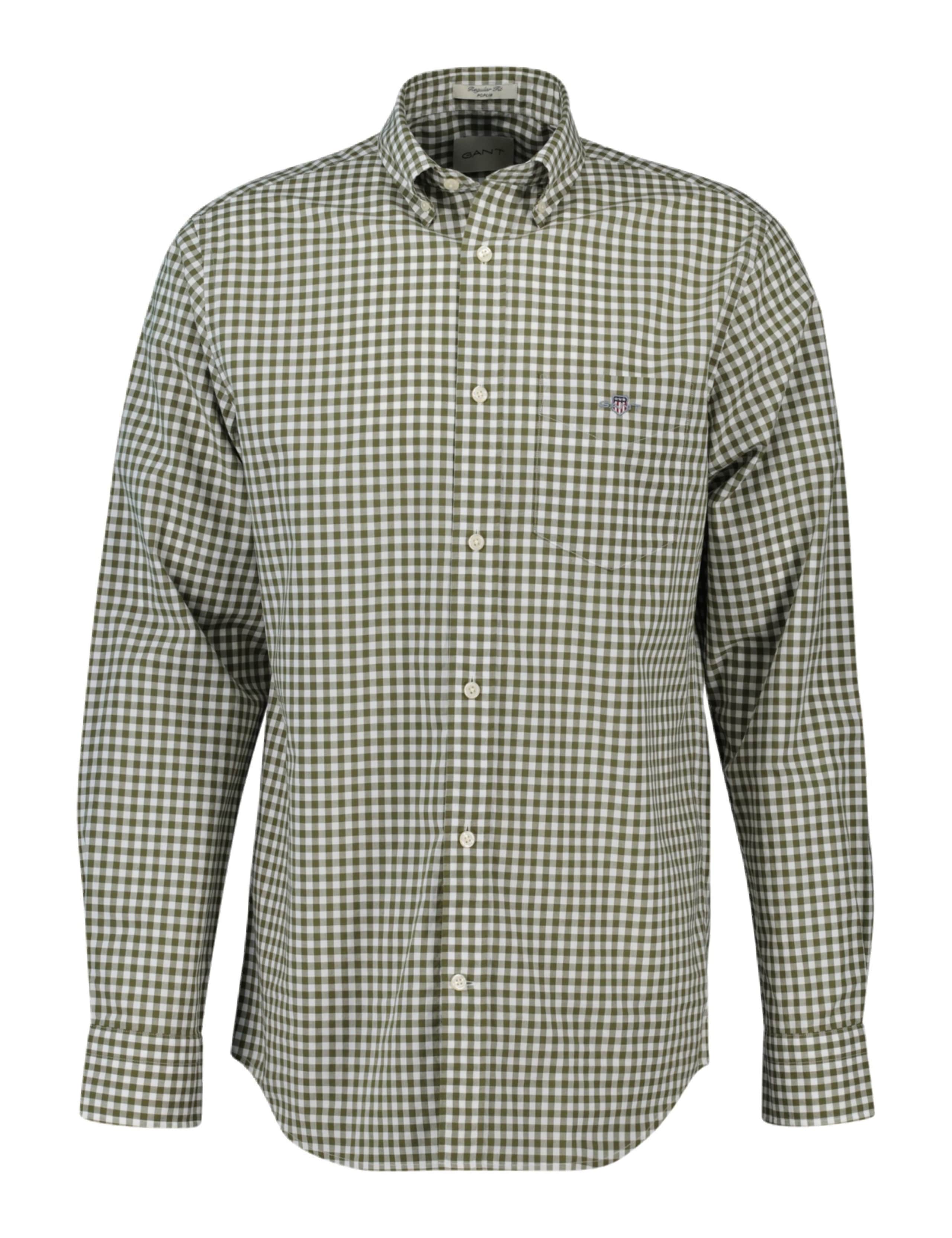 Regular Fit Pure Cotton Poplin Gingham Shirt 1 of 1