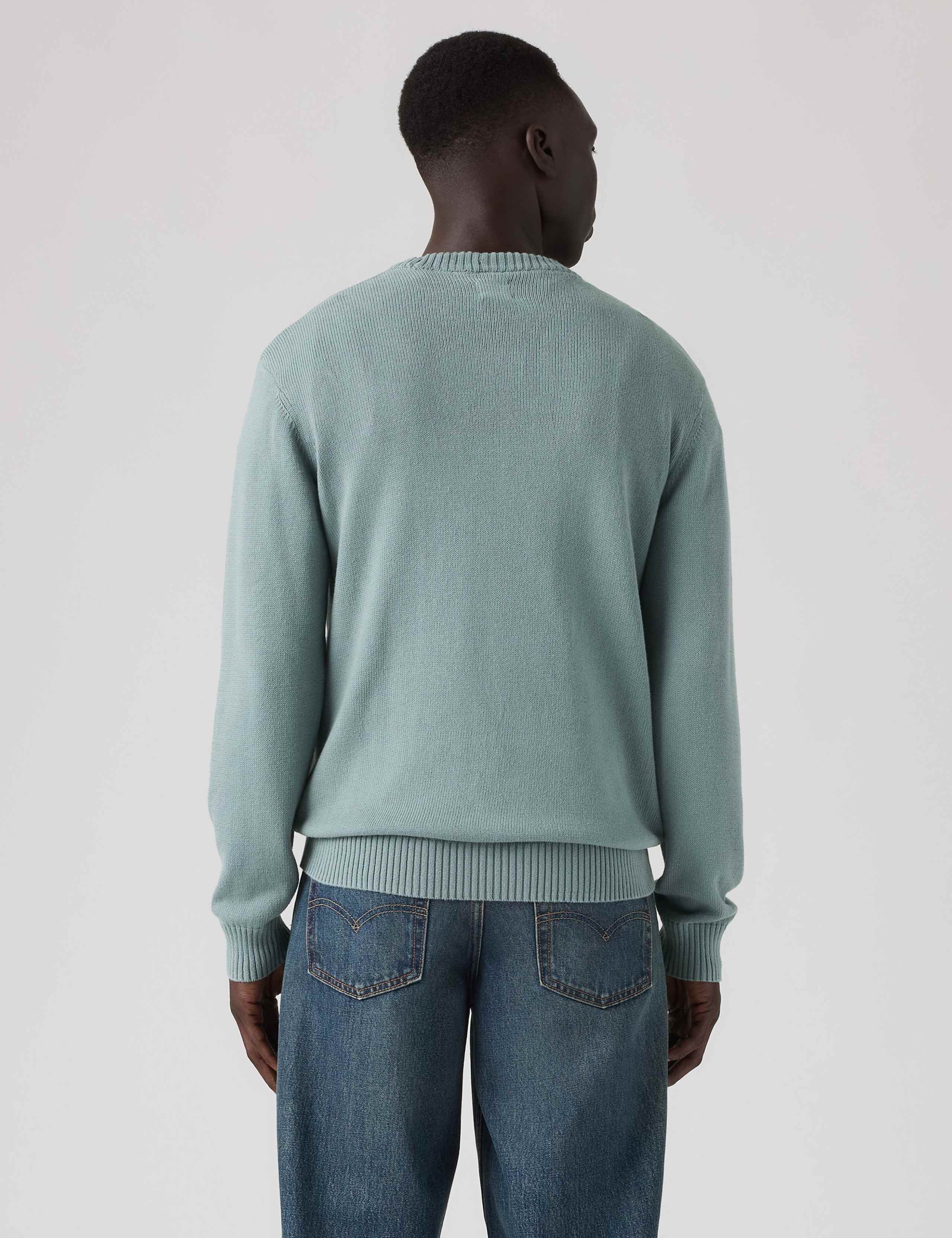 Pure Cotton Crew Neck Jumper 5 of 5