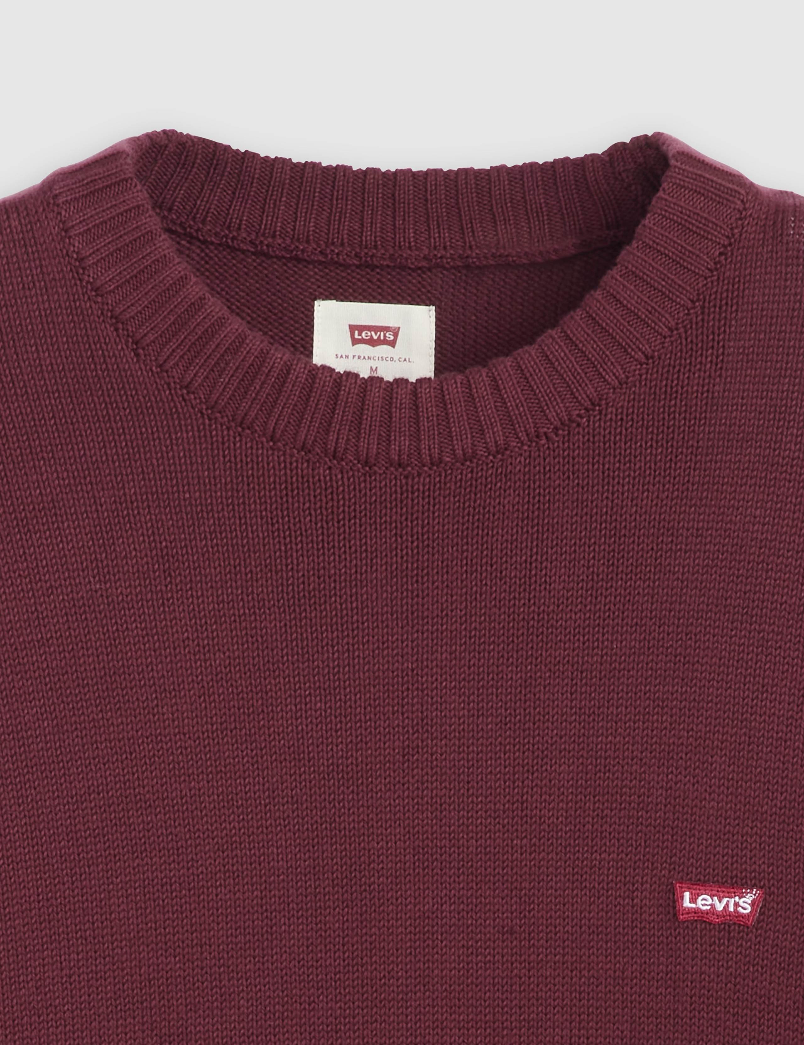 Pure Cotton Crew Neck Jumper 6 of 6