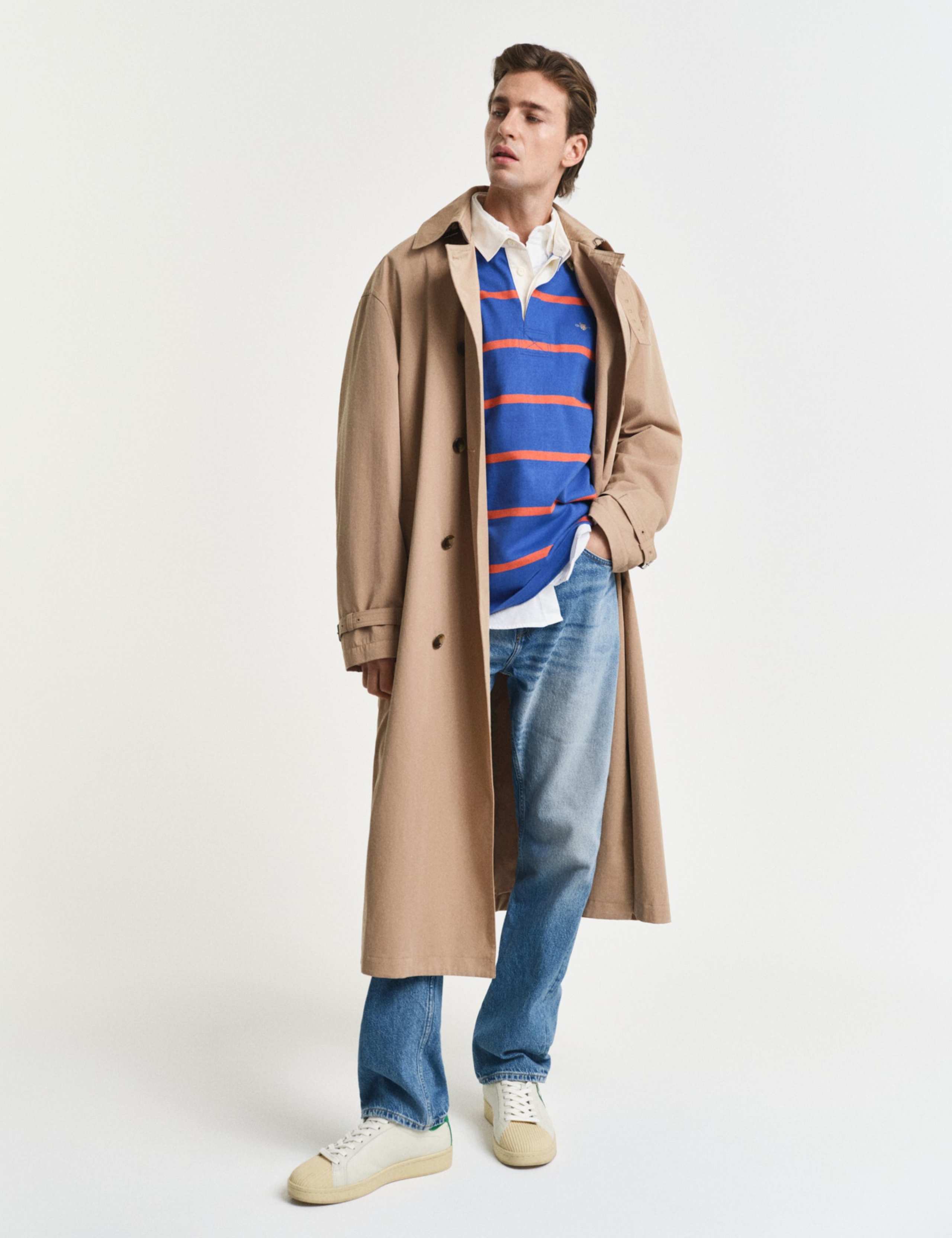 Pure Cotton Striped Rugby Shirt 2 of 5