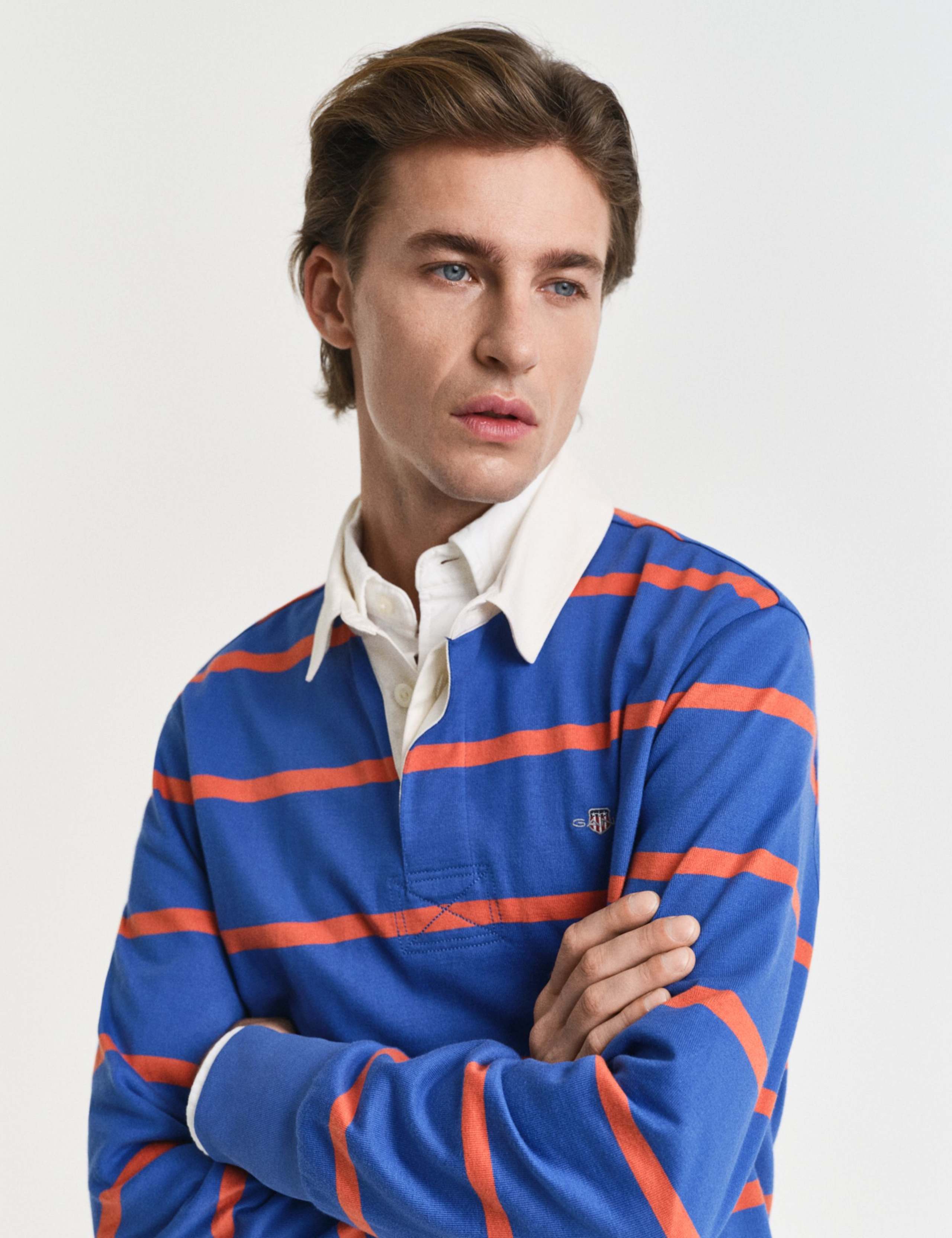 Pure Cotton Striped Long Sleeve Rugby Shirt 3 of 5