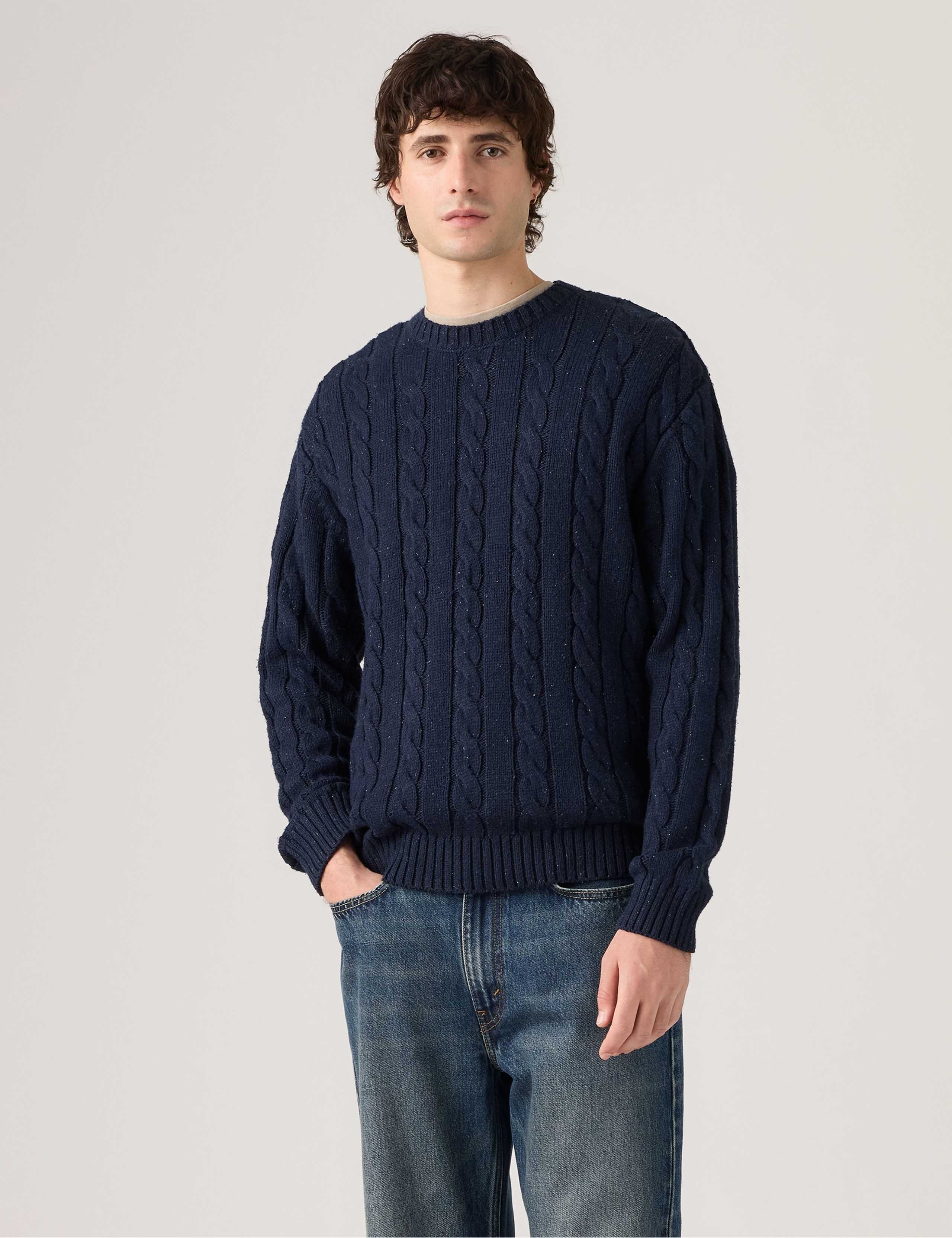 Laurel Cable Knit Crew Neck Jumper 6 of 6