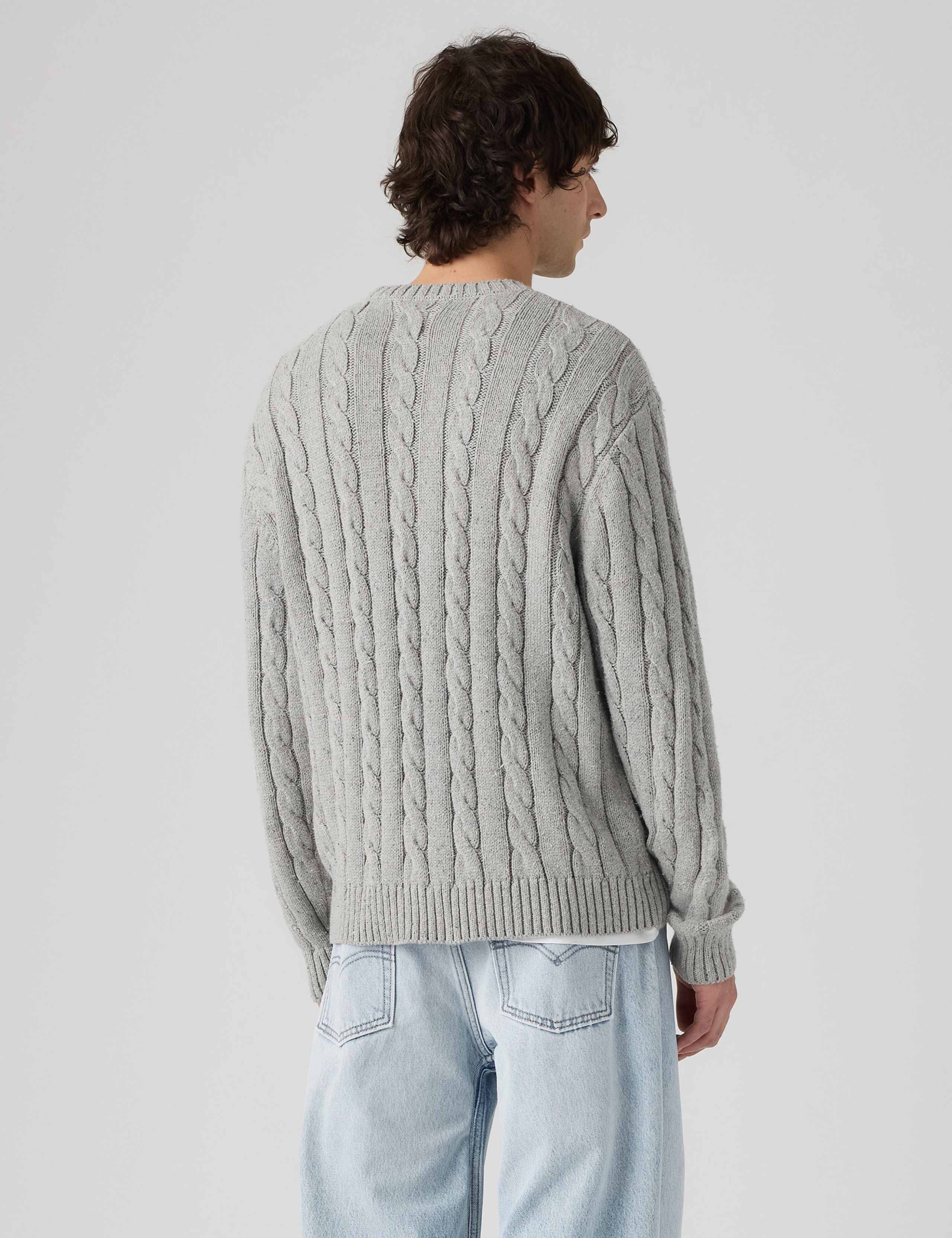 Laurel Cable Knit Crew Neck Jumper 6 of 6