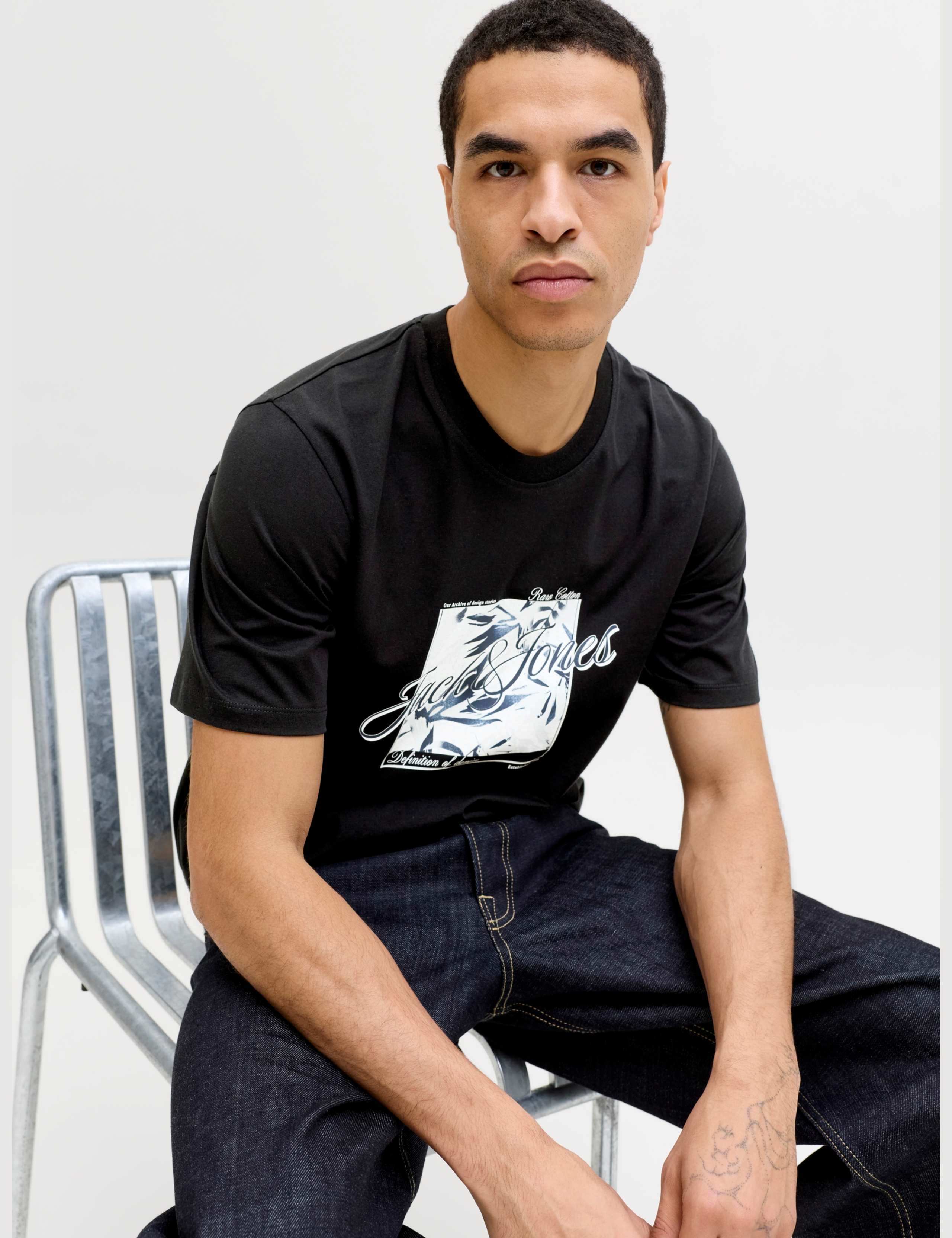 Pure Cotton Tropical Graphic Print T-Shirt 4 of 6